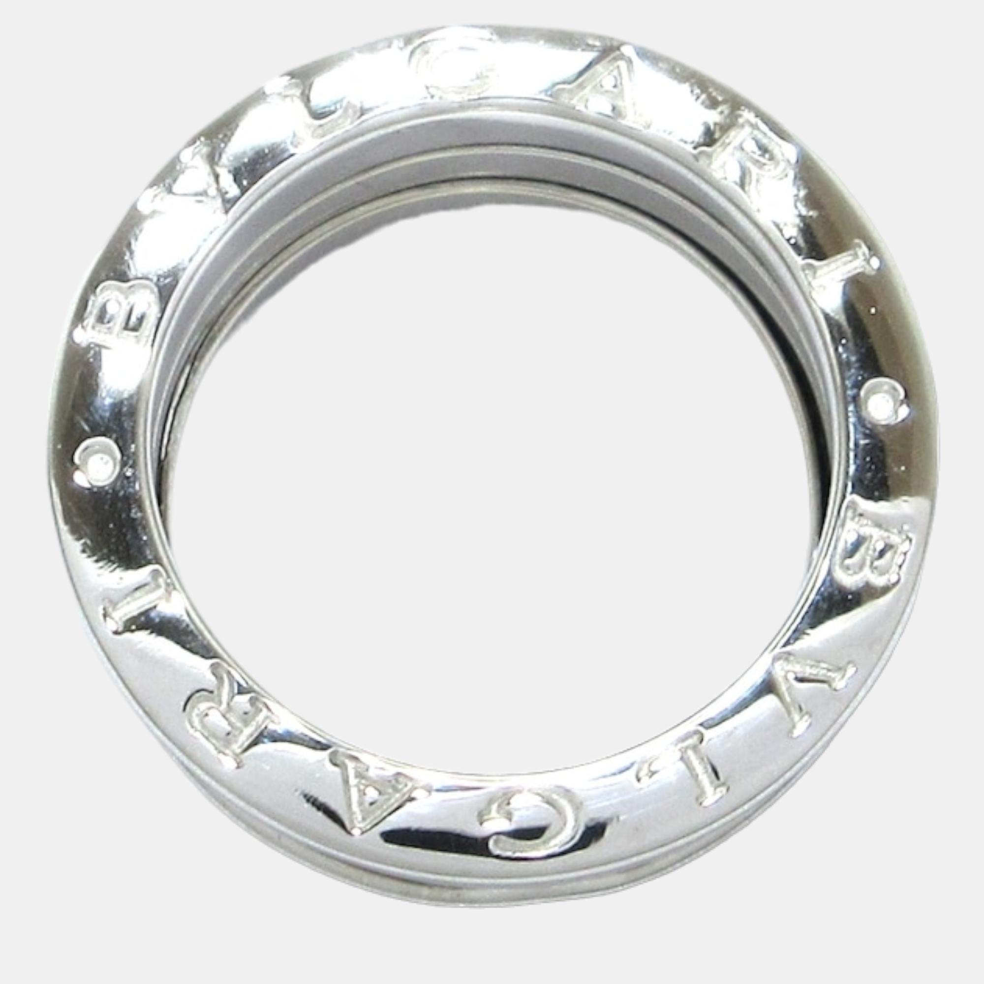 

Bvlgari Silver White Gold B.Zero1 ring jewelry Ring EU 50