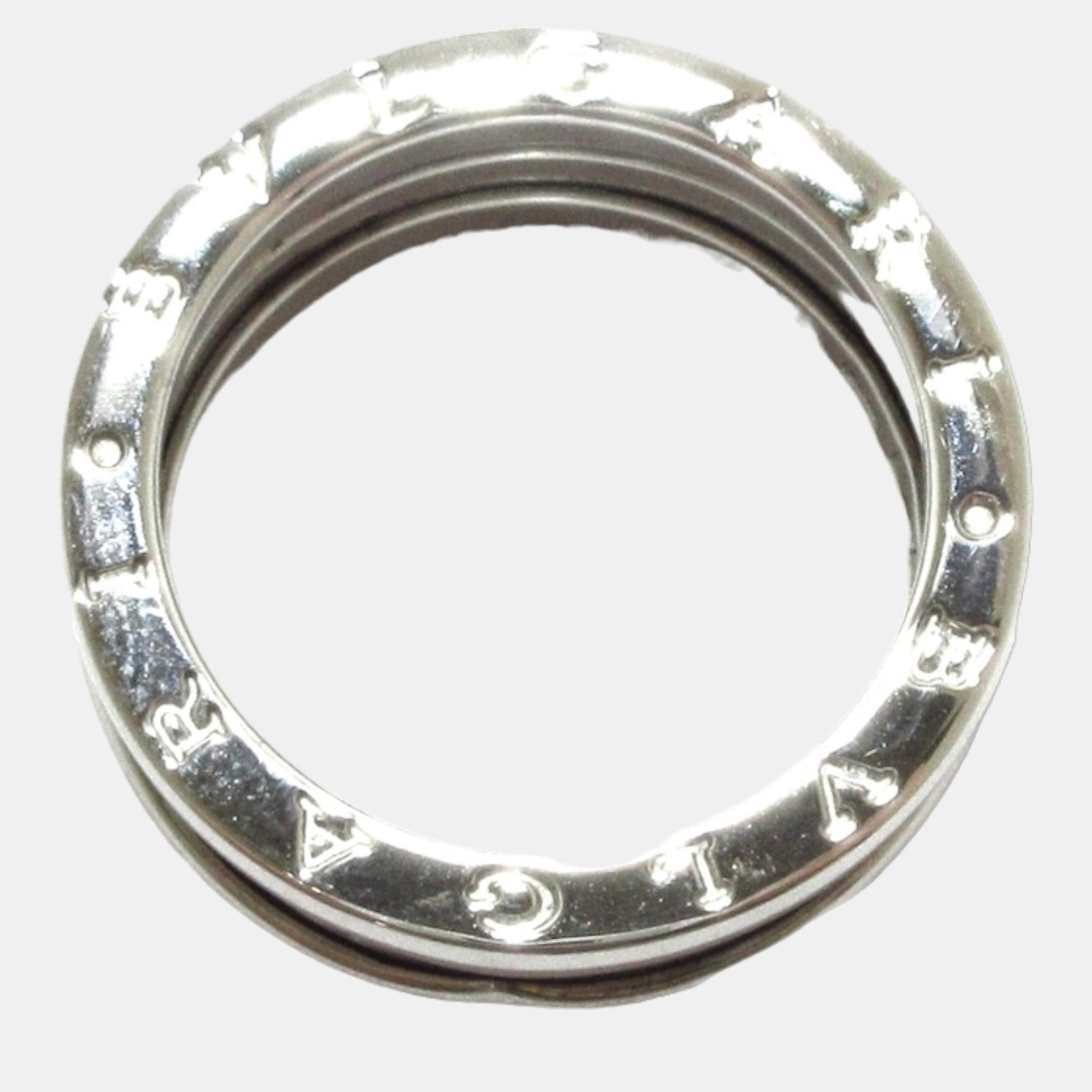 

Bvlgari Silver White Gold B.Zero1 ring jewelry Ring EU 53