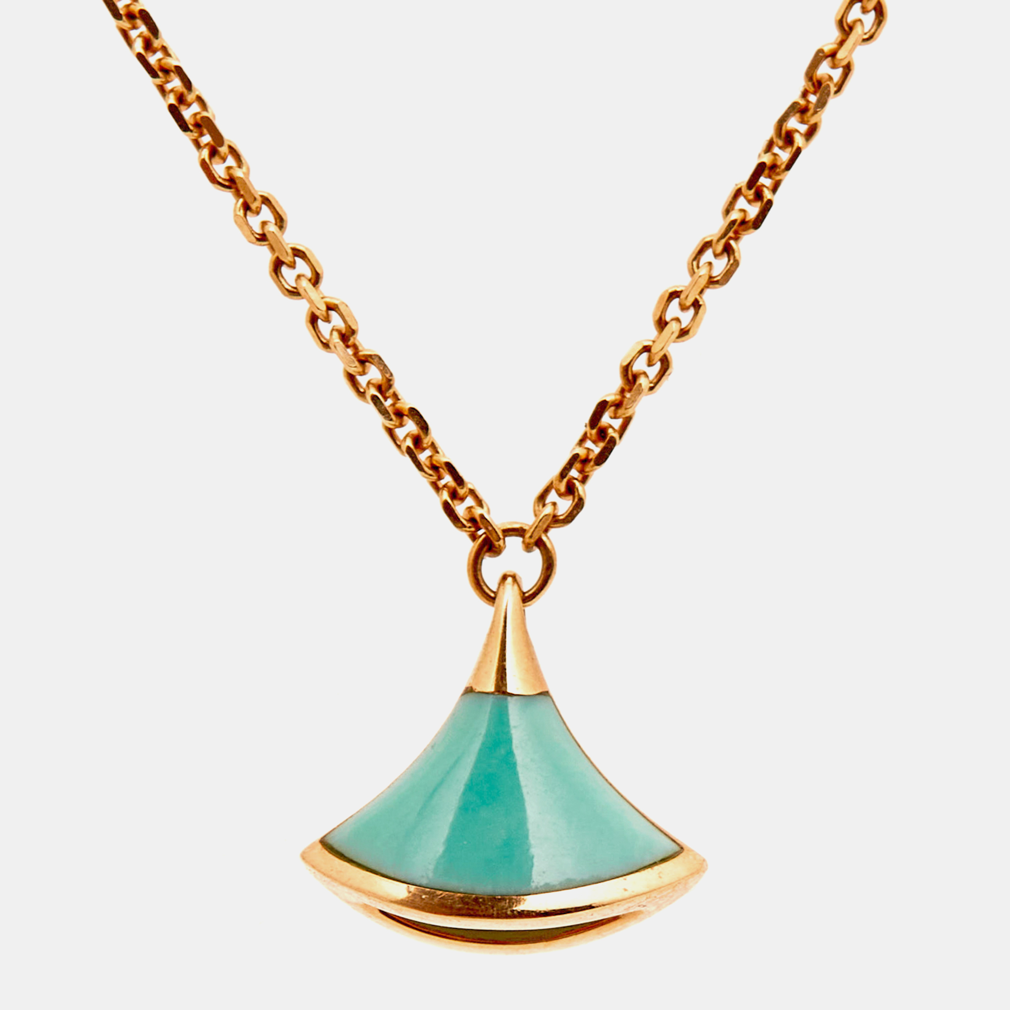

Bvlgari Divas' Dream Turquoise 18k Rose Gold Charm Bracelet