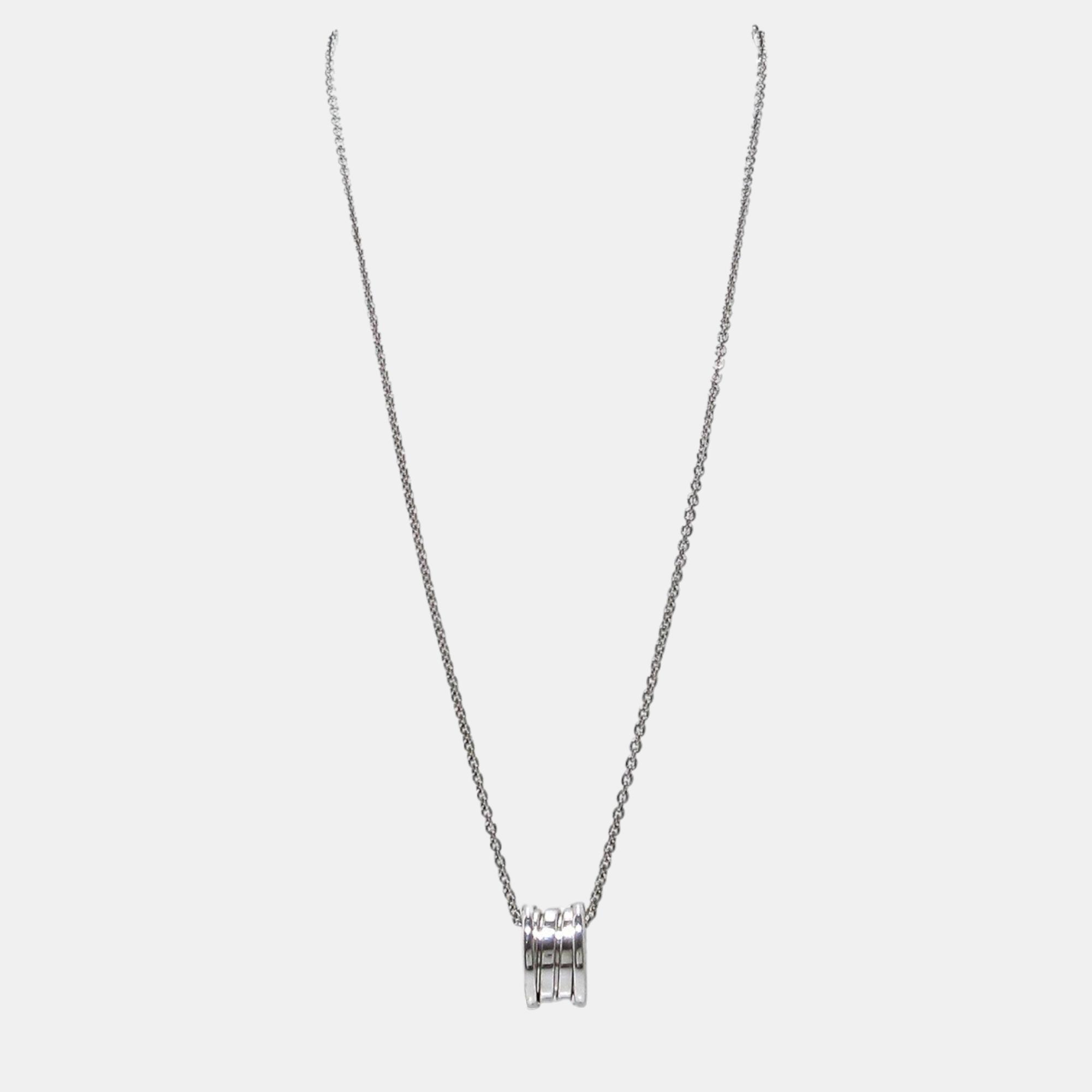 

Bvlgari B.Zero1 18K White Gold Necklace