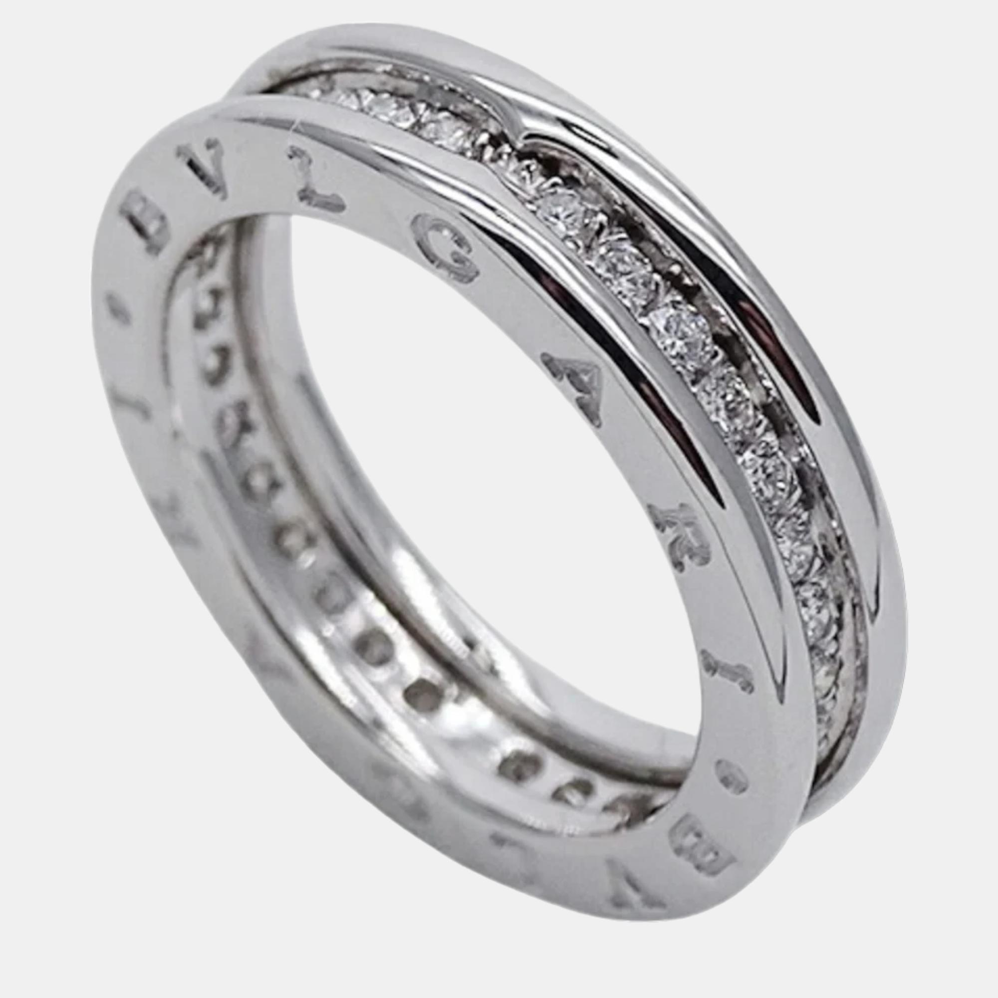 

Bvlgari B.Zero1 18K White Gold Diamond Ring EU