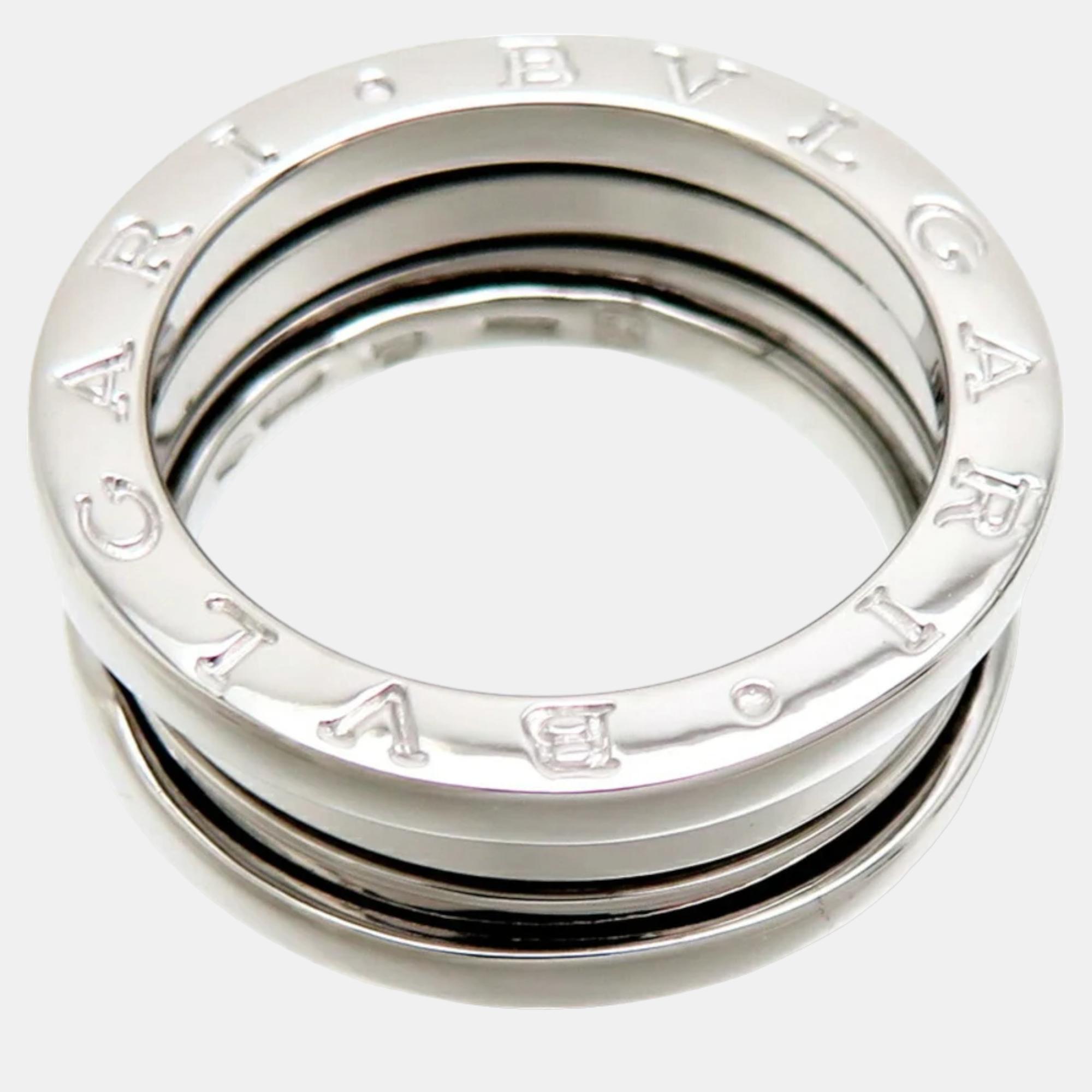 

Bvlgari B.Zero1 3-Band 18K White Gold Ring EU 54