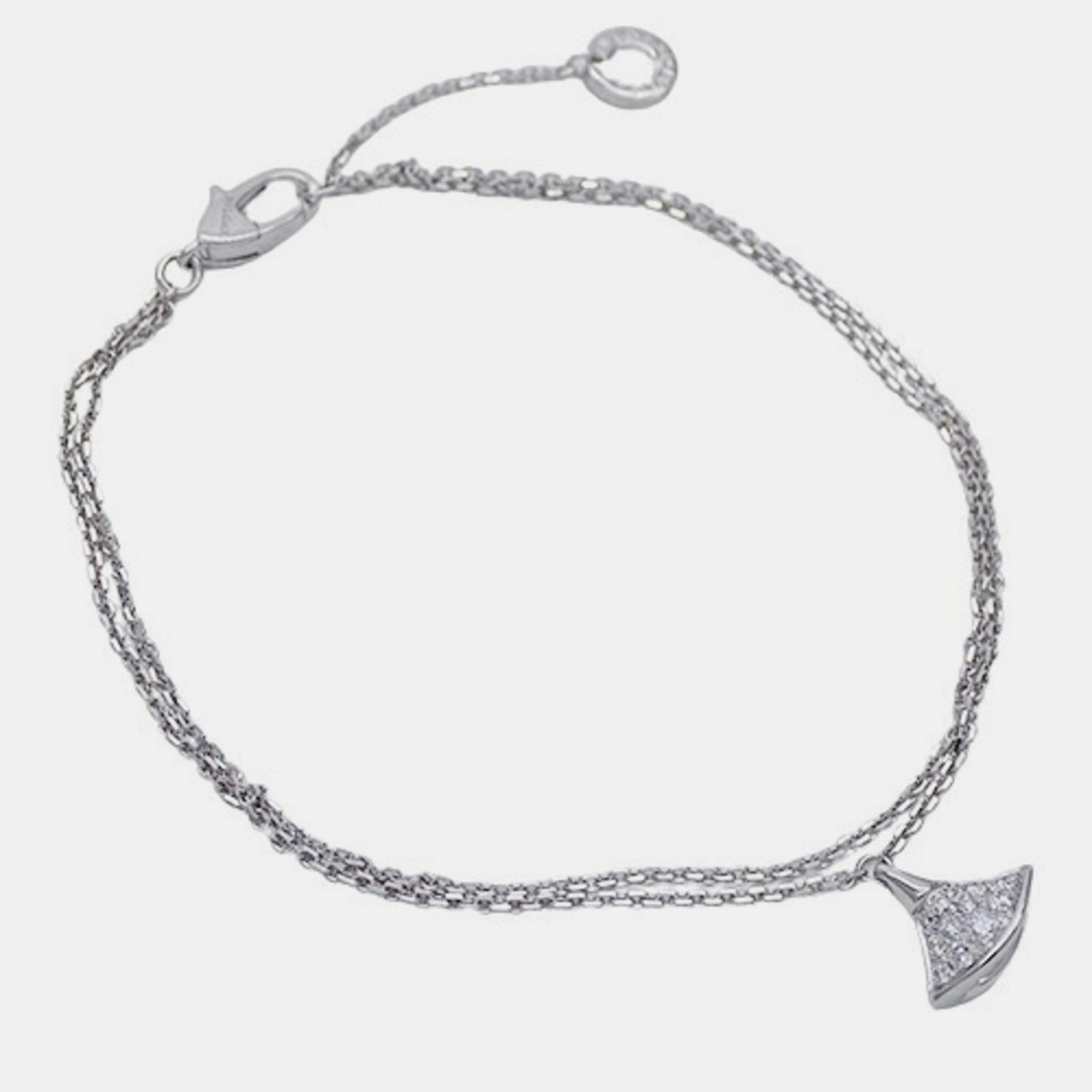 

Bvlgari Divas' Dream 18K White Gold Diamond Bracelet 17