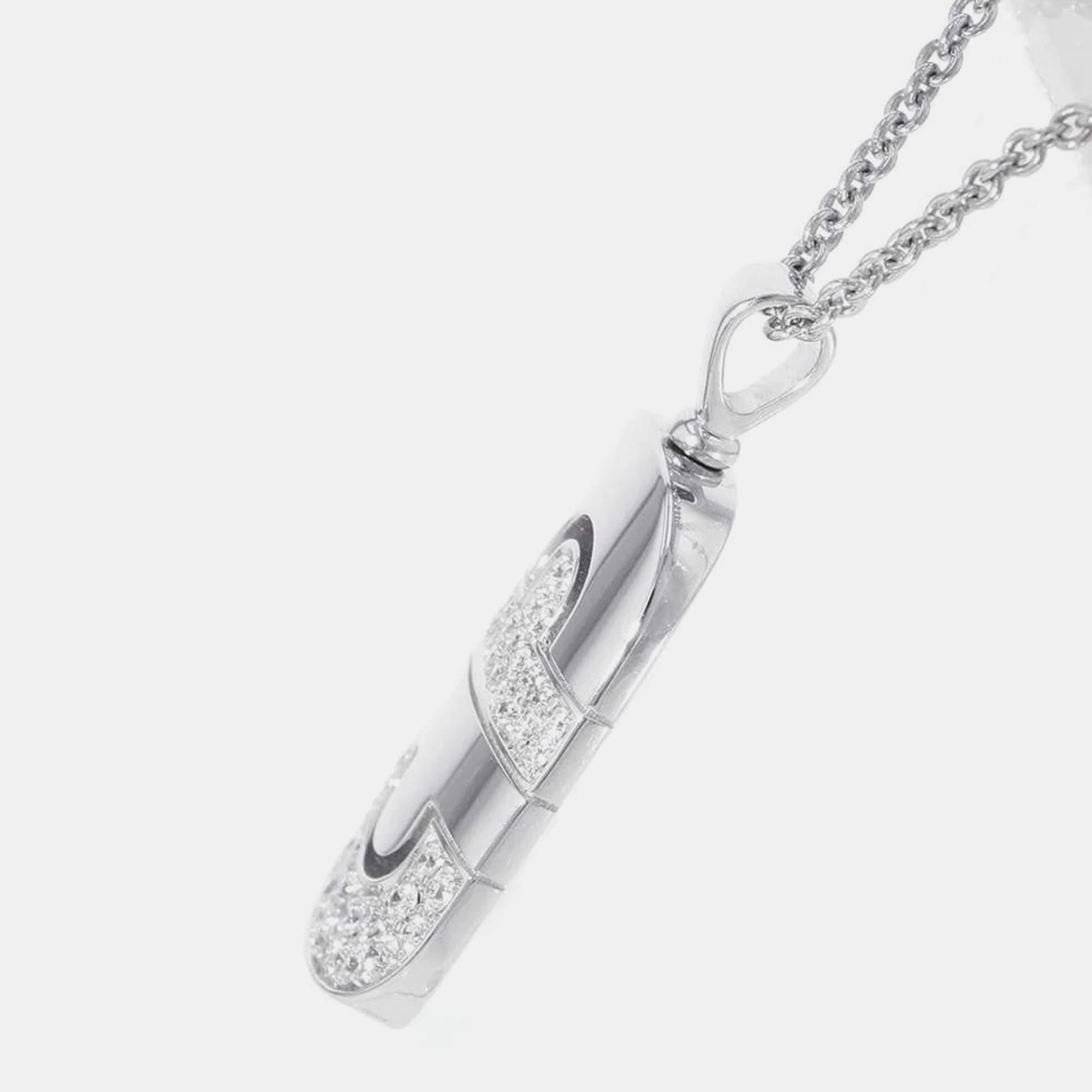 

Bvlgari Parentesi 18K White Gold Diamond Necklace