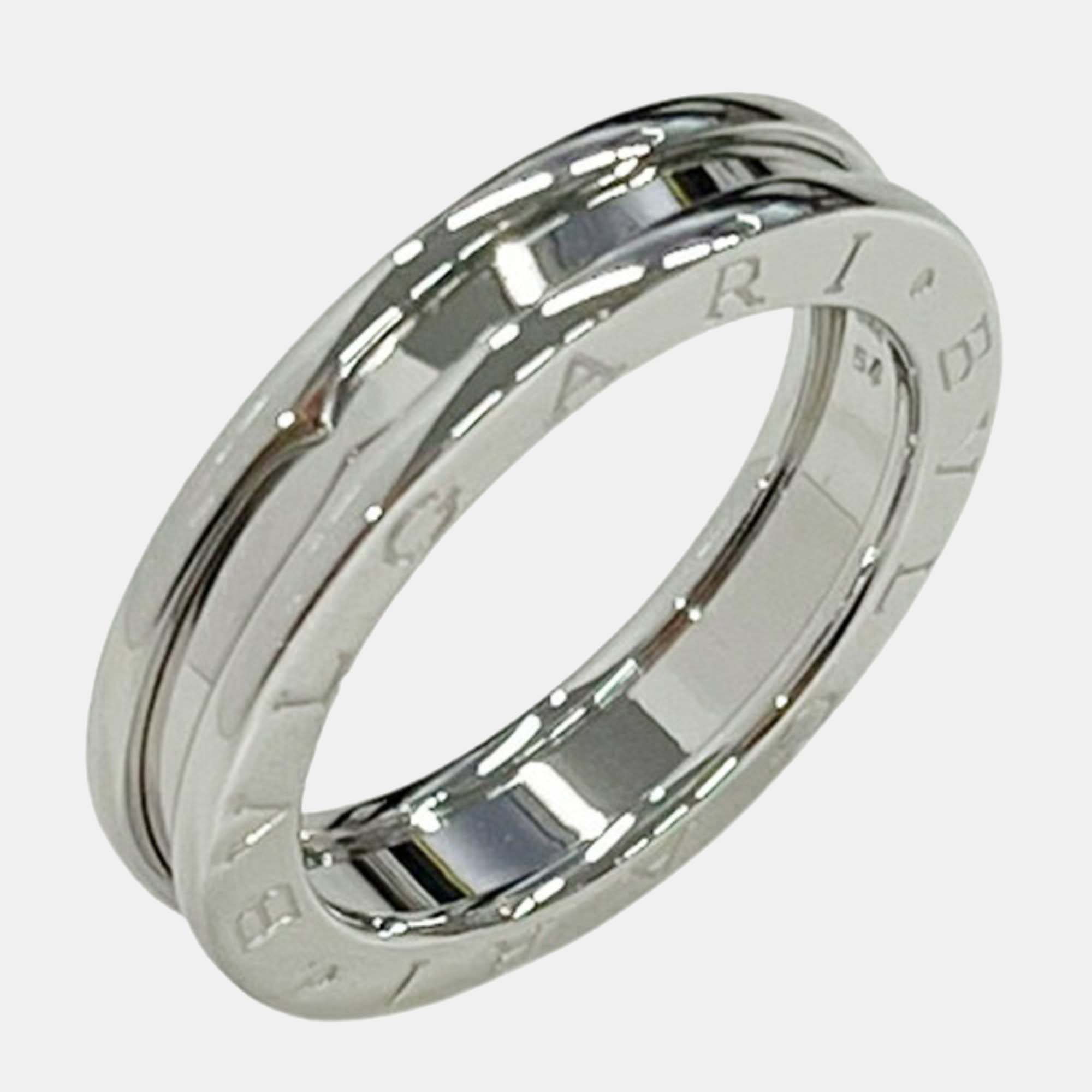 

Bvlgari B.Zero1 1-Band 18K White Gold Ring EU 54