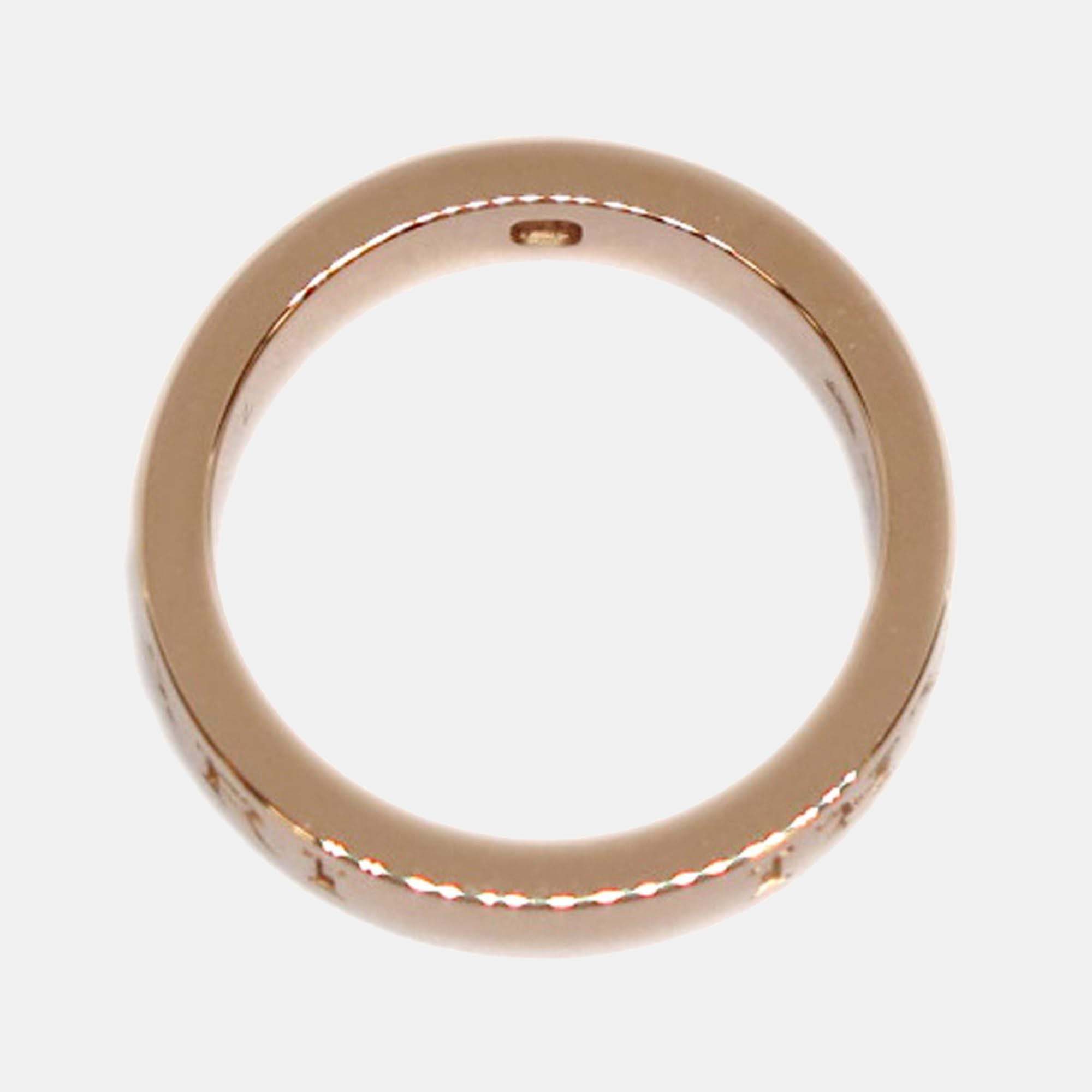 

Bvlgari 18K Rose Gold Diamond Ring EU 49