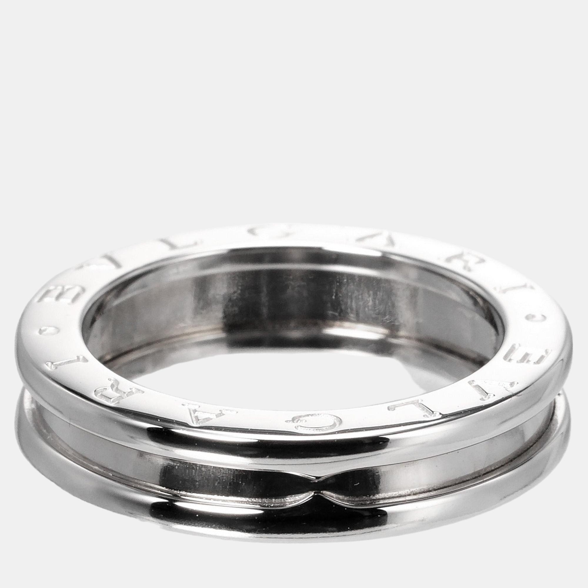 

Bvlgari B.Zero1 1-Band 18K White Gold Ring EU 52