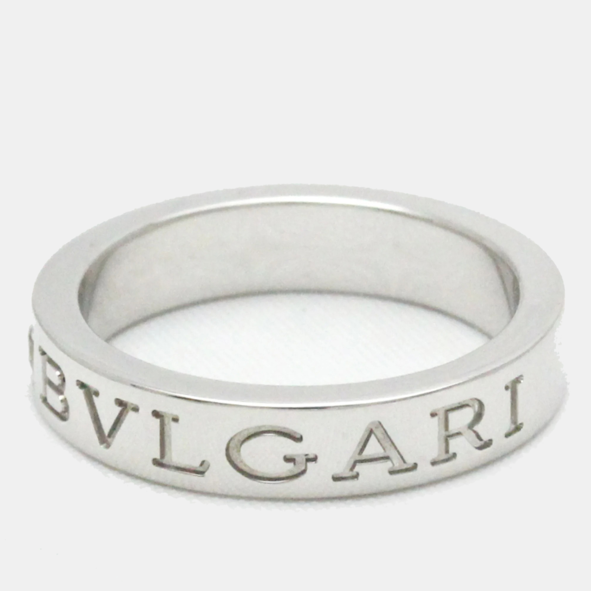 

Bvlgari 18K White Gold Diamond Ring EU 53