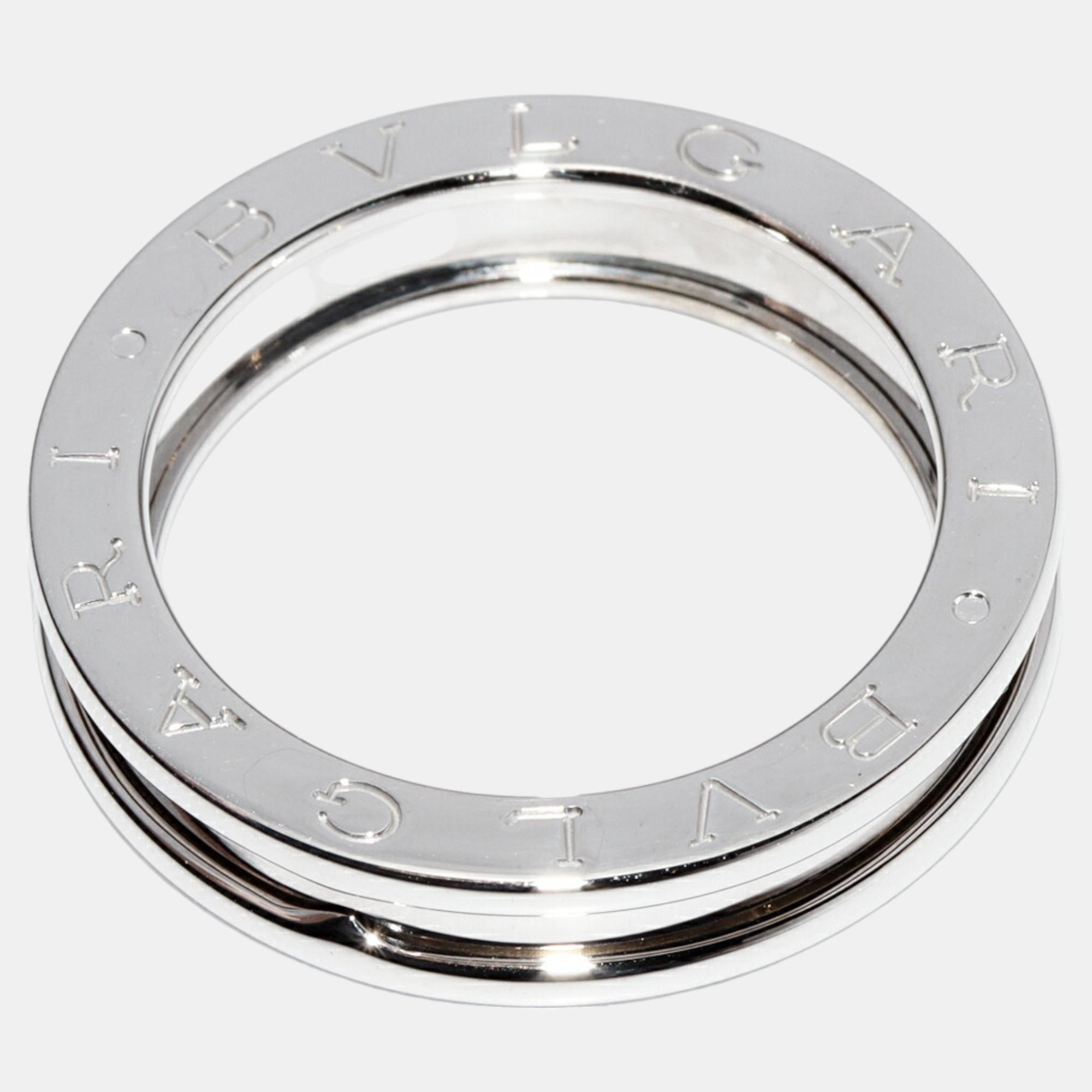 

Bvlgari 18K White Gold B.Zero1 Band Ring