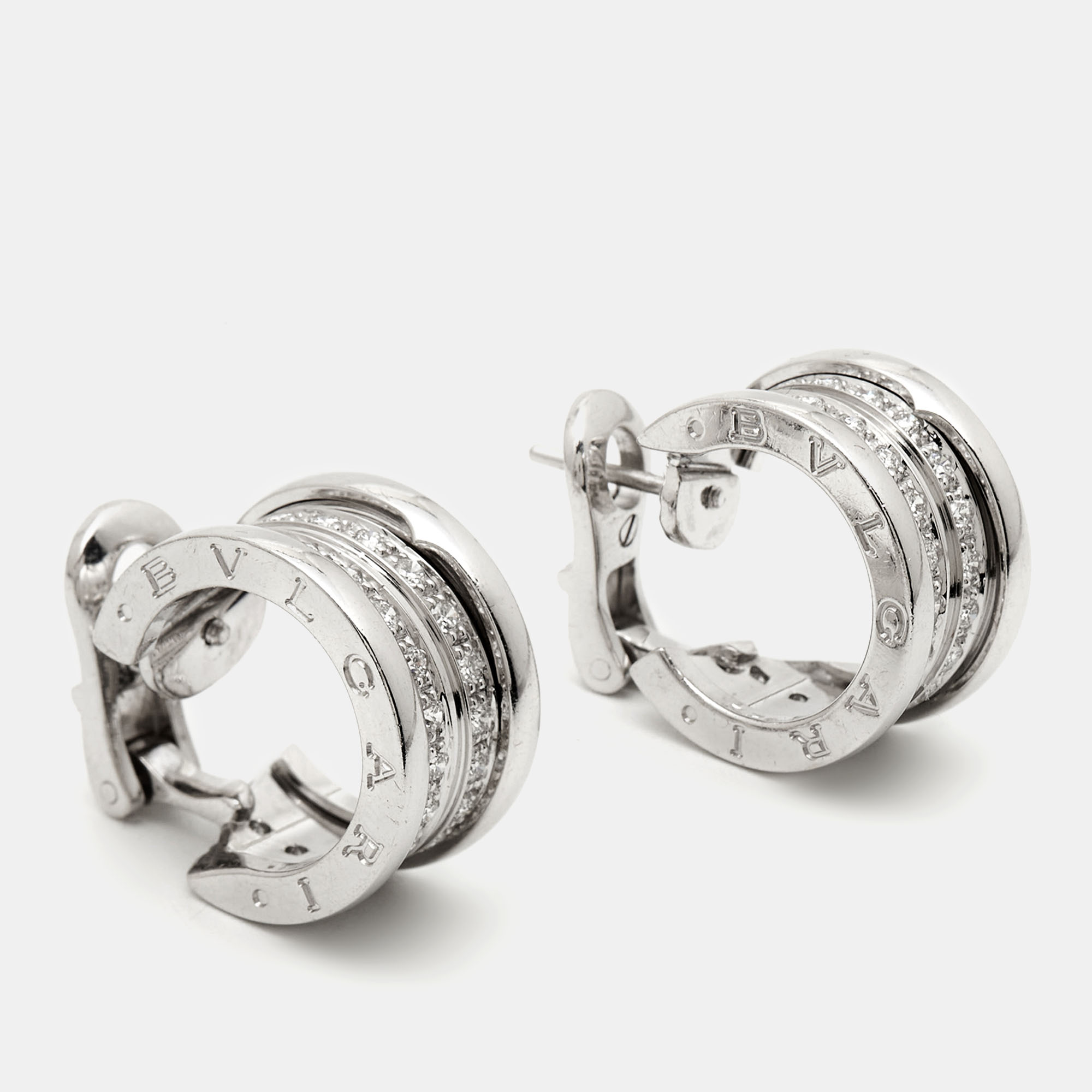 

Bvlgari B.Zero1 Diamond 18k White Gold Earrings