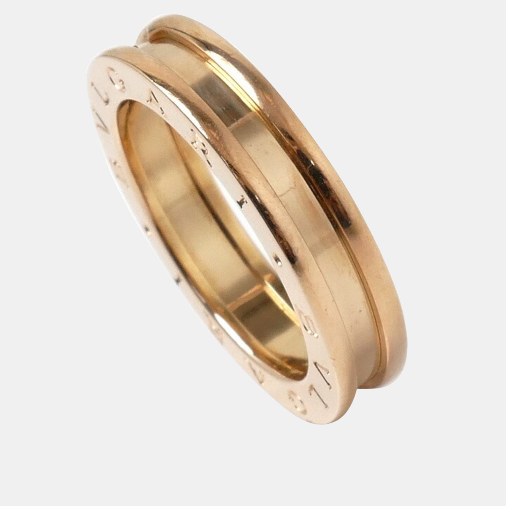 

Bvlgari 18K Rose Gold B.Zero1 Band Ring EU 58