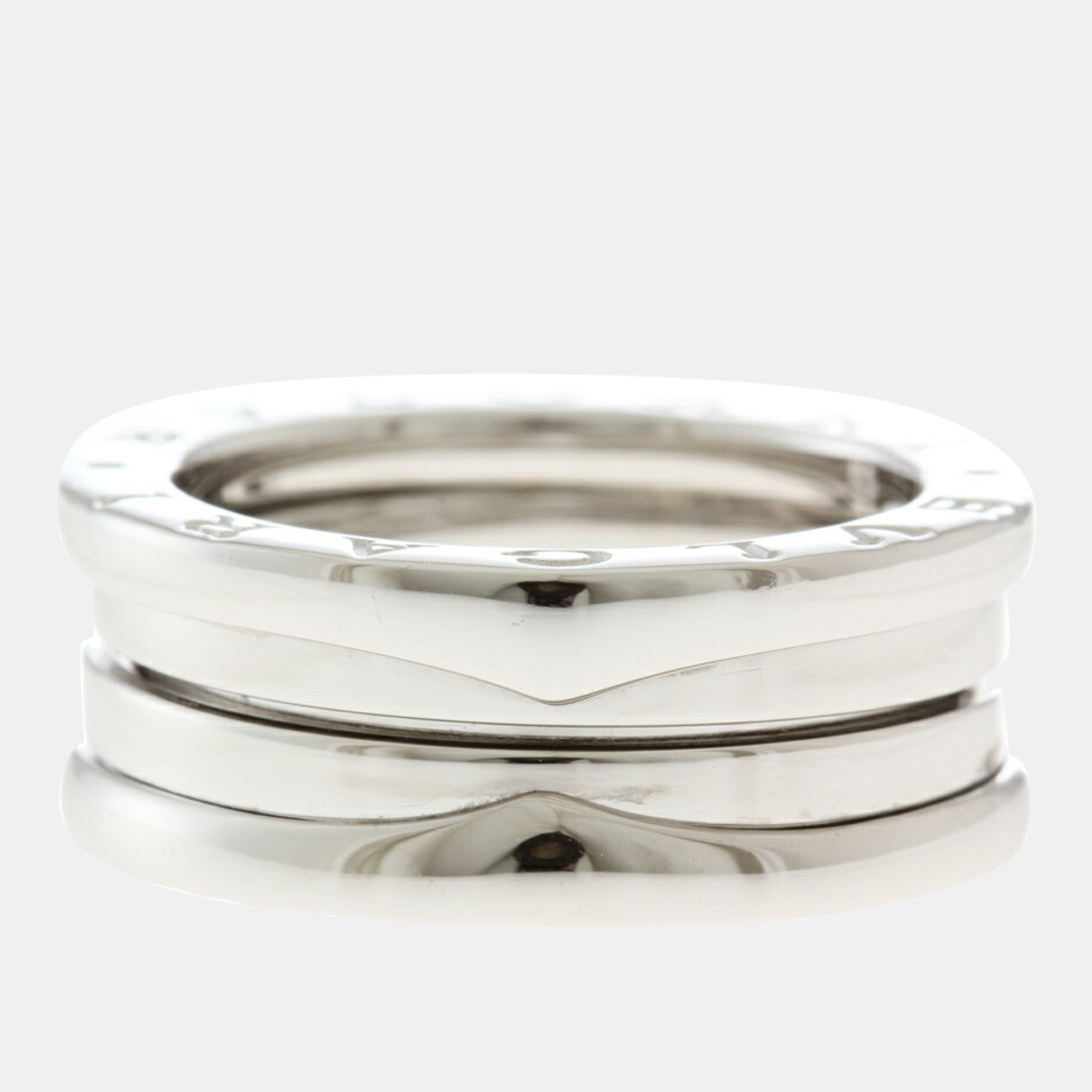 

Bvlgari 18K White Gold B.Zero1 Band Ring EU 53