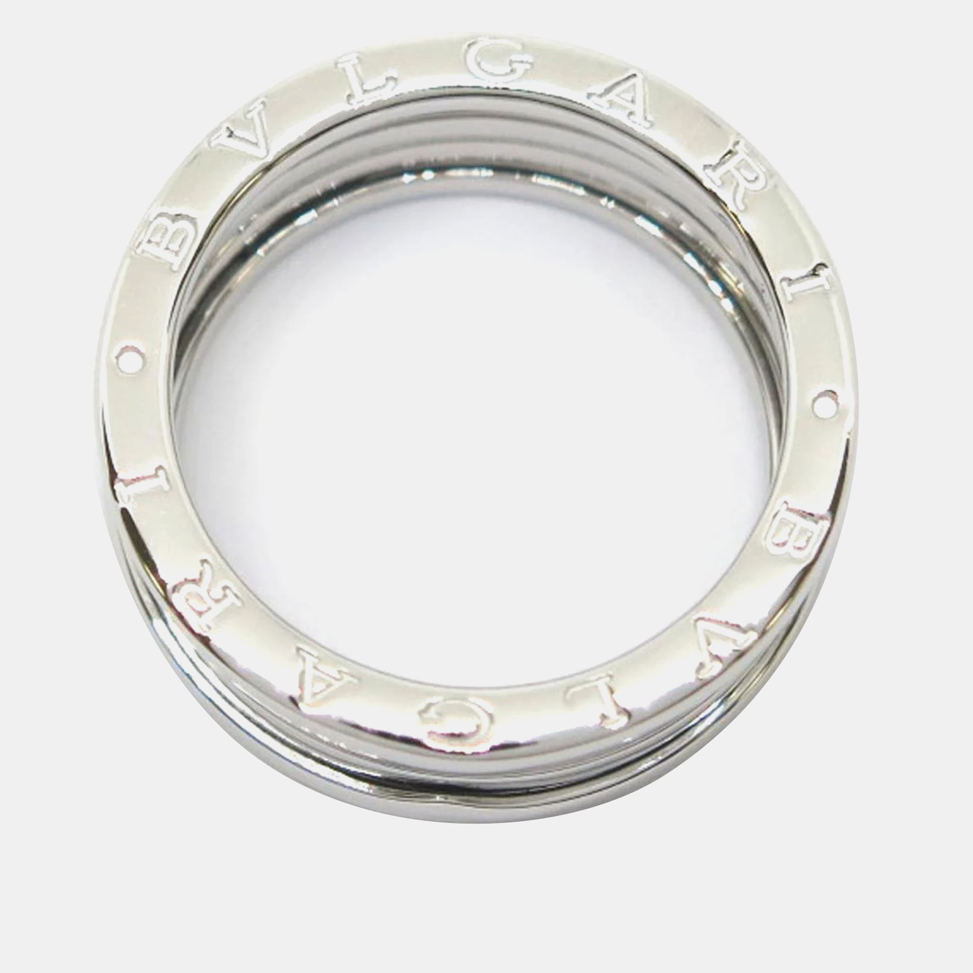 

Bvlgari 18K White Gold B.Zero1 Band Ring EU 64