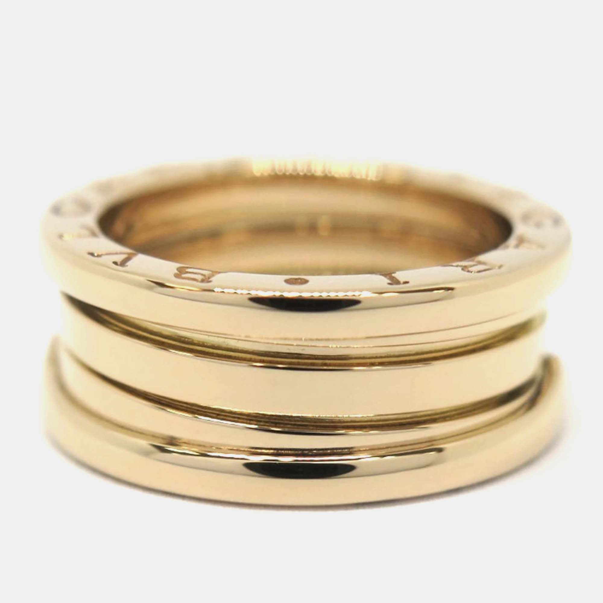 

Bvlgari 18K Yellow Gold B.Zero1 Band Ring EU 52
