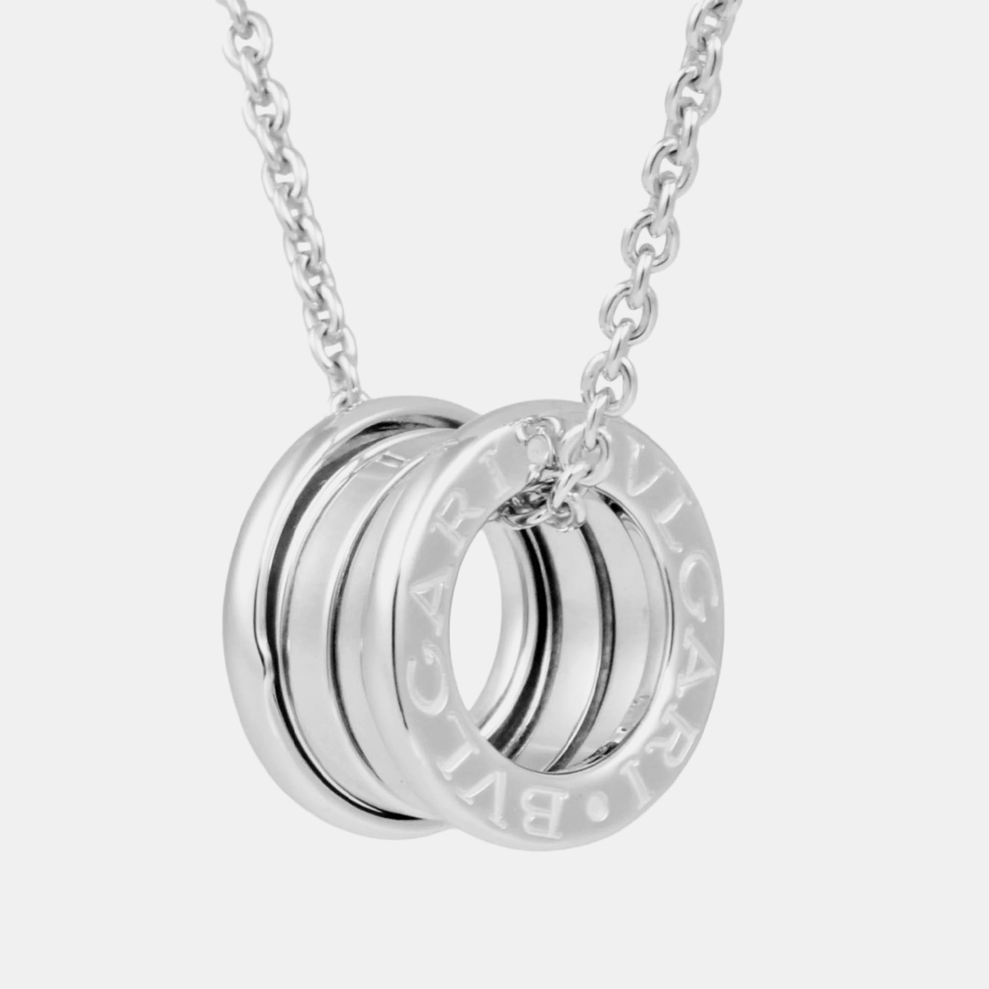 

Bvlgari 18K White Gold B.Zero1 Pendant Necklace