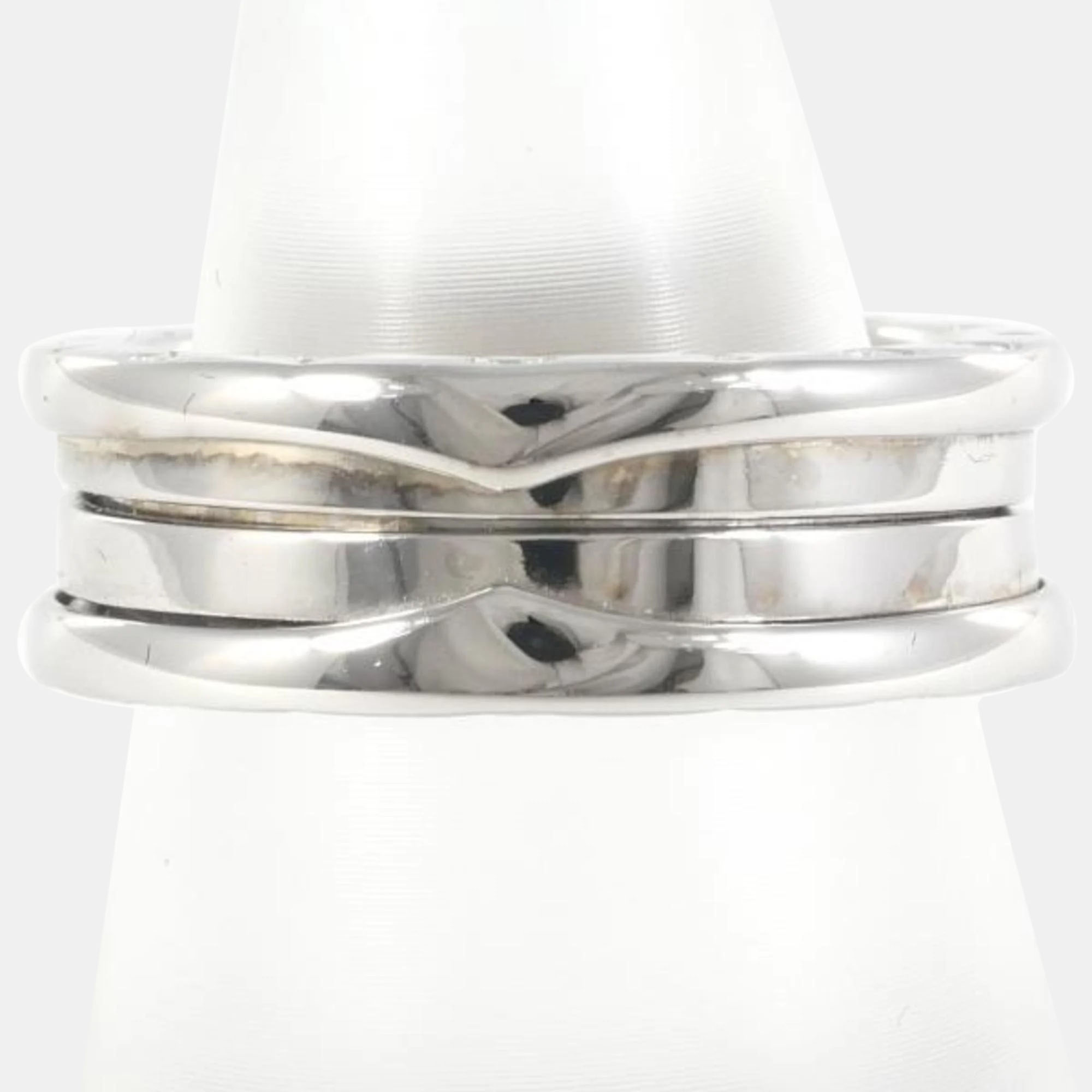 

Bvlgari 18K White Gold B.Zero1 Band Ring EU 57