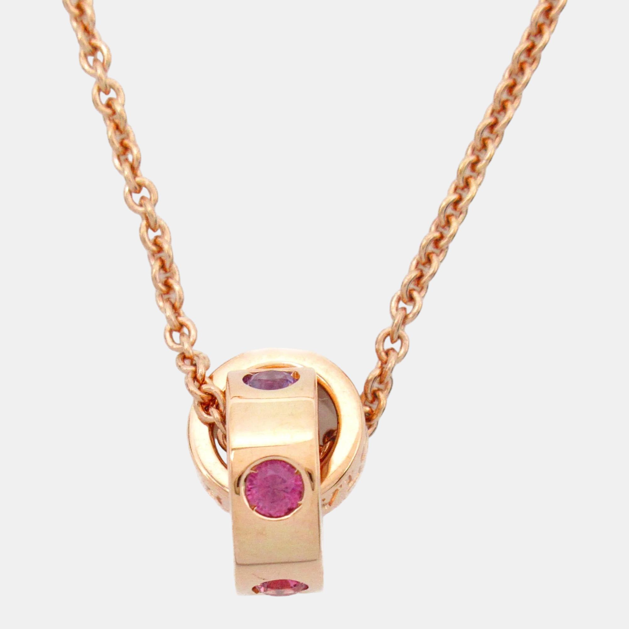 

Bvlgari 18K Rose Gold Roman Sorbets Pendant Necklace