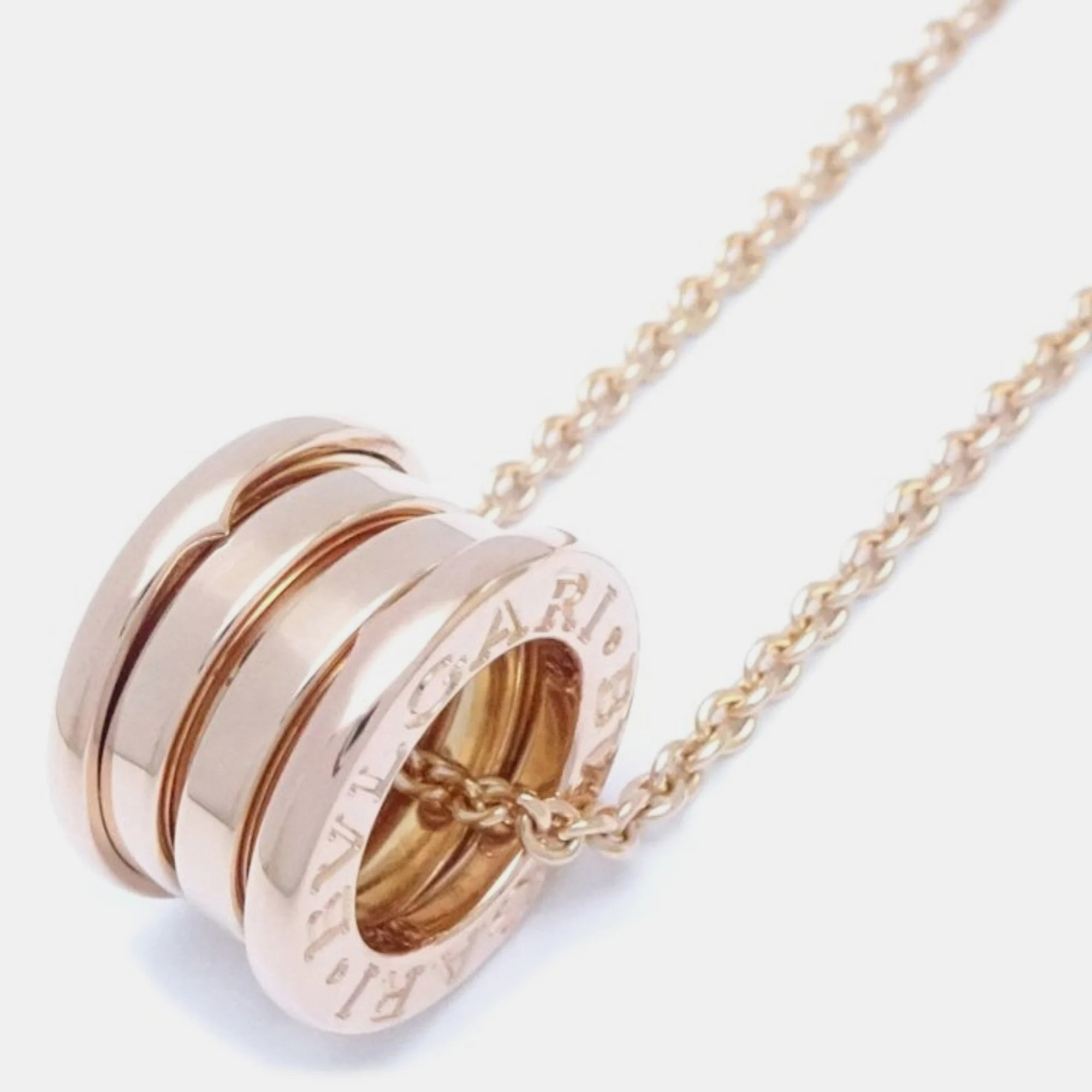 

Bvlgari 18K Rose Gold B.Zero1 Pendant Necklace