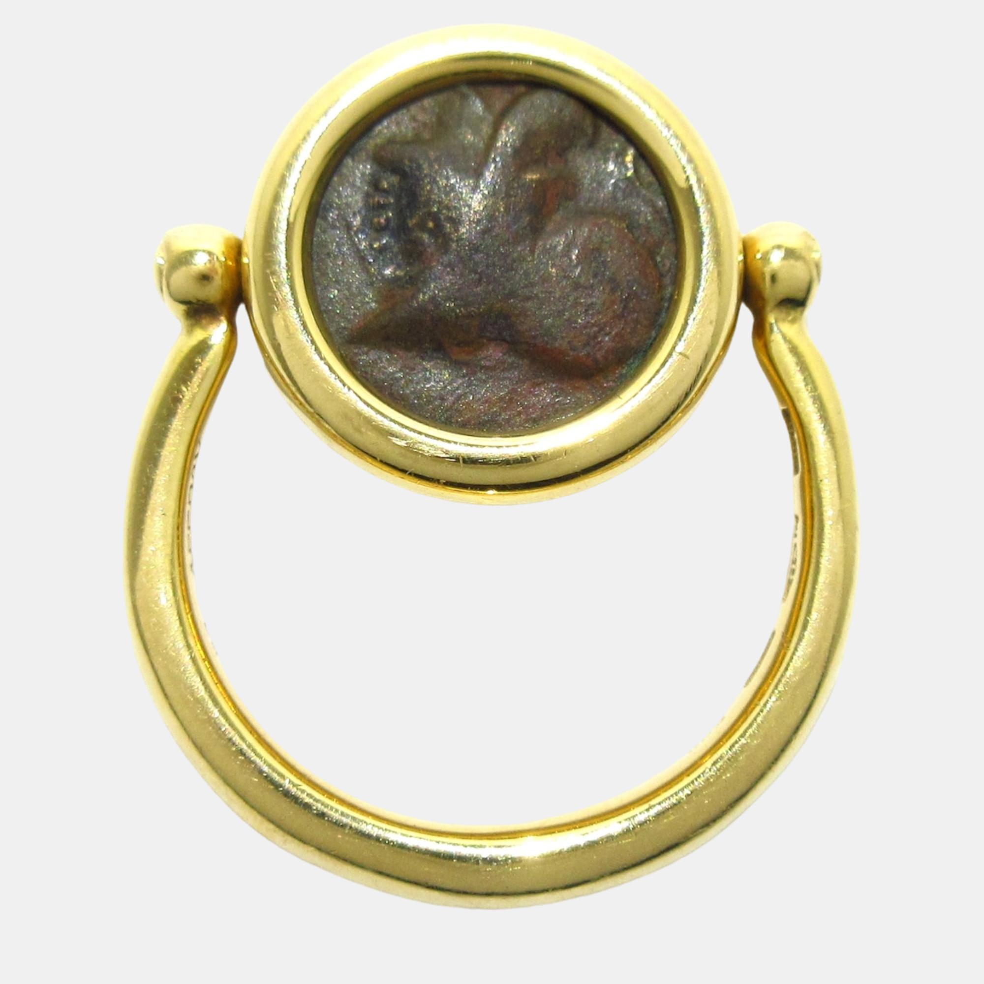 

Bulgari Yellow Gold Monete Ancient Coin Ring