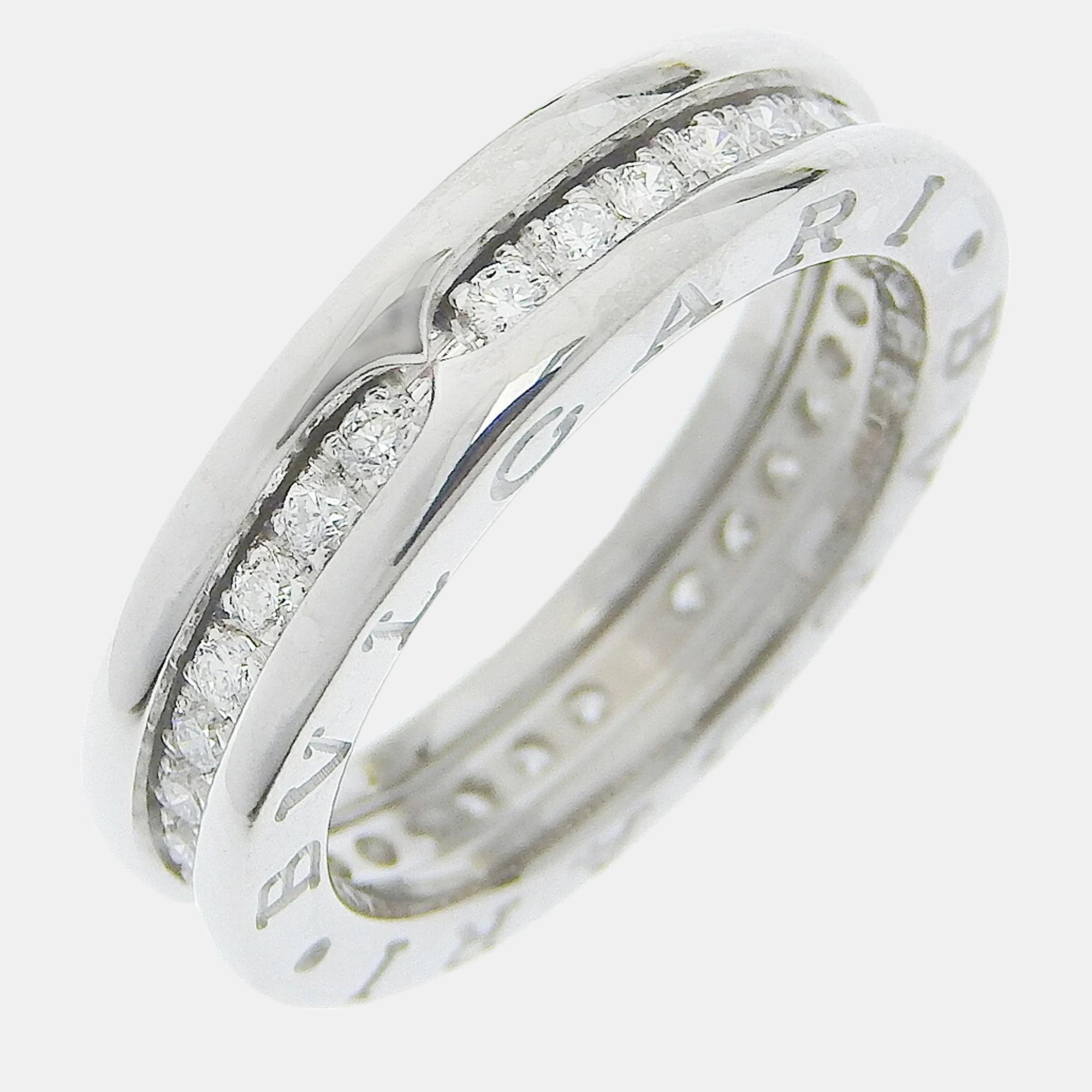 

BVLGARI 18KWhite Gold 0.45 ct Diamond B.zero1 Ring