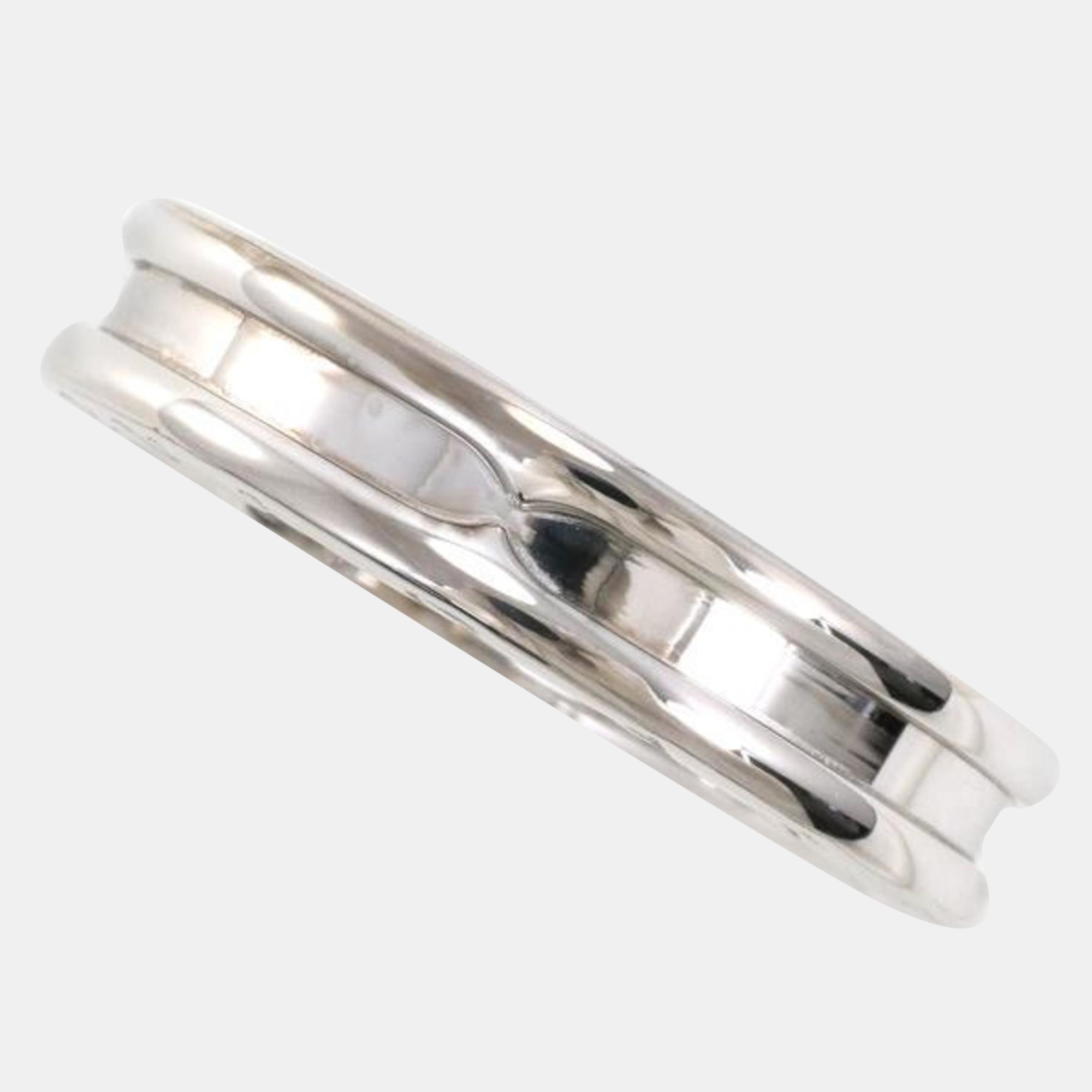 

Bvlgari 18K White Gold B.Zero1 Band Ring EU 57