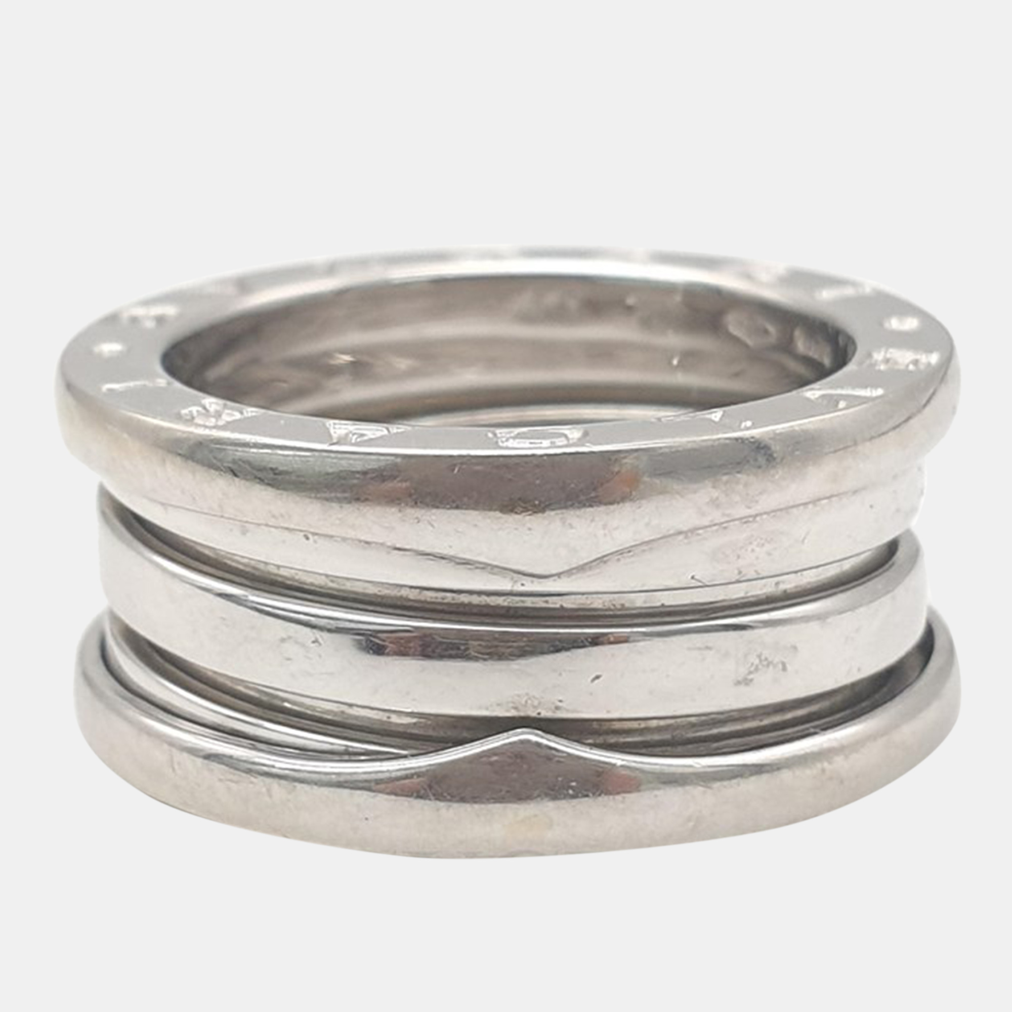 

Bulgari 18K White Gold B.Zero1 2-Band Ring US 5