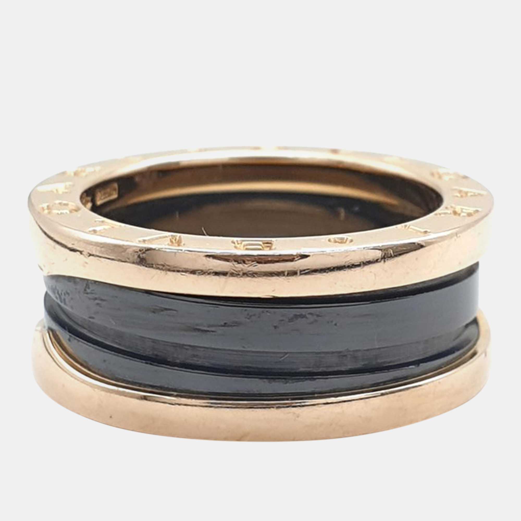 

Bvlgari Pink Gold B.zero1 Ceramic Ring US 5.25