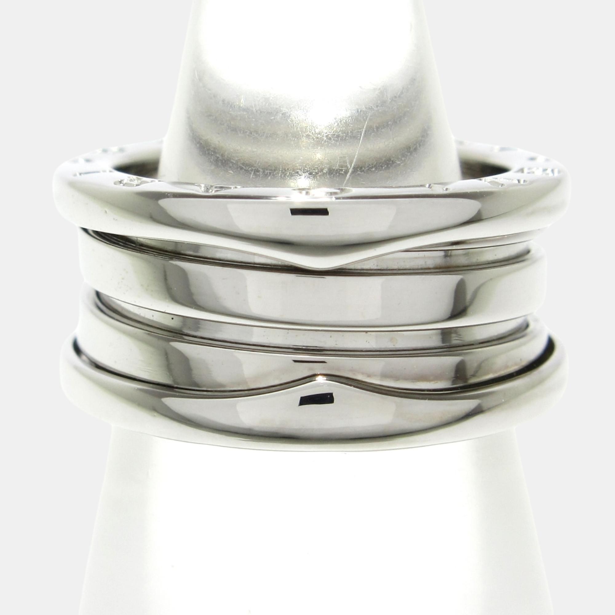 

Bvlgari 18K White Gold B.zero1 Ring US 4.5
