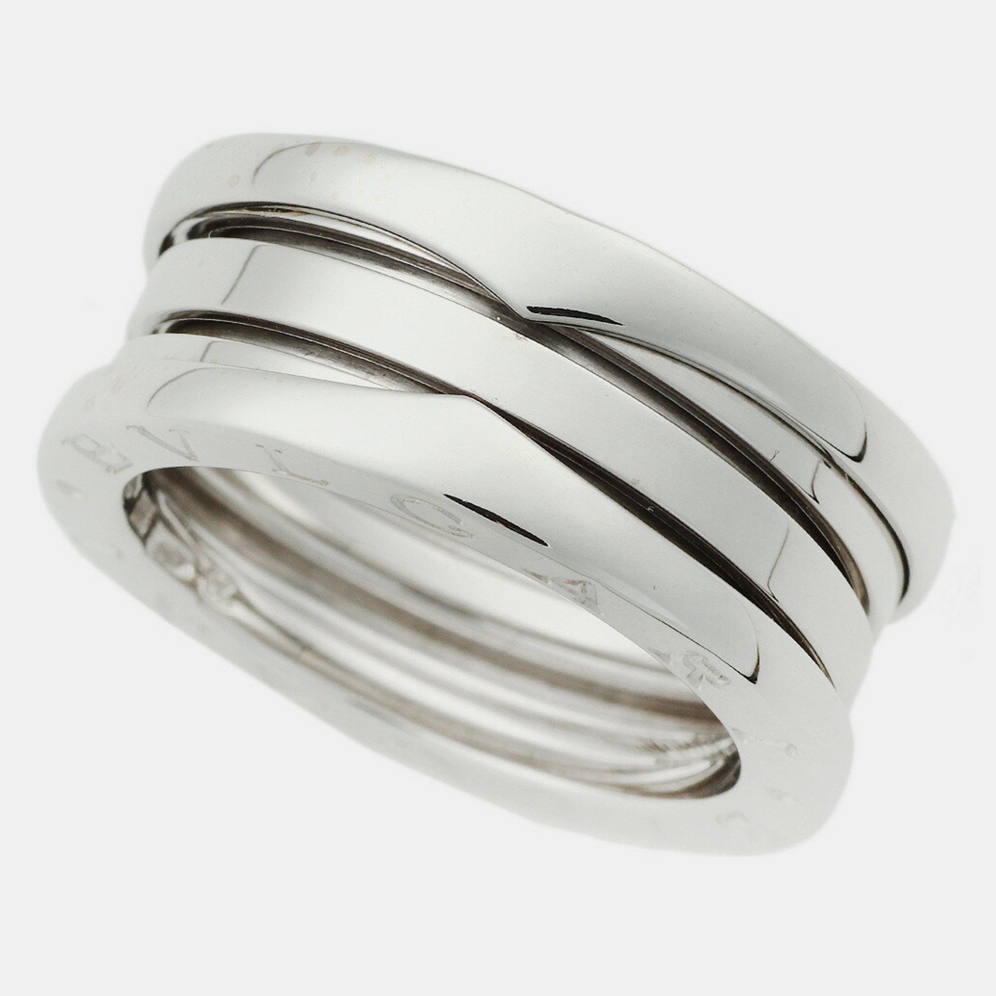 

Bvlgari 18K White Gold B.Zero1 Band Ring EU 52