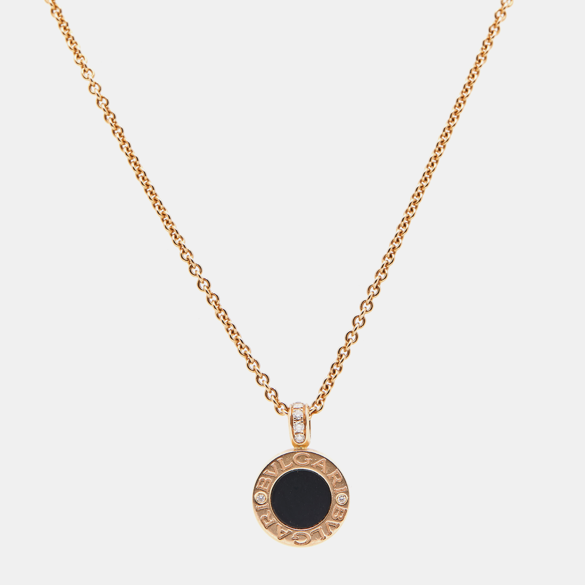 

Bvlgari Bvlgari Bvlgari Multi Gemstones 18k Rose Gold Necklace