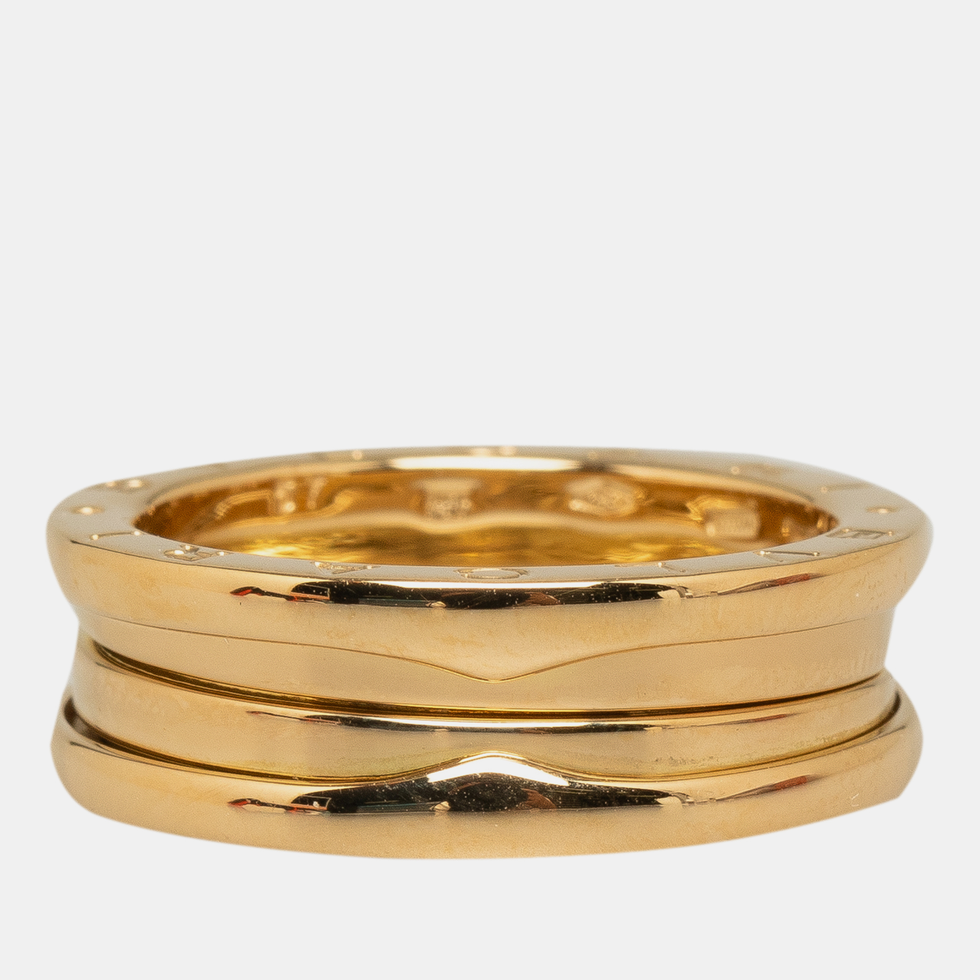 

Bvlgari 18K Yellow Gold B.Zero1 2-Band Ring EU 57