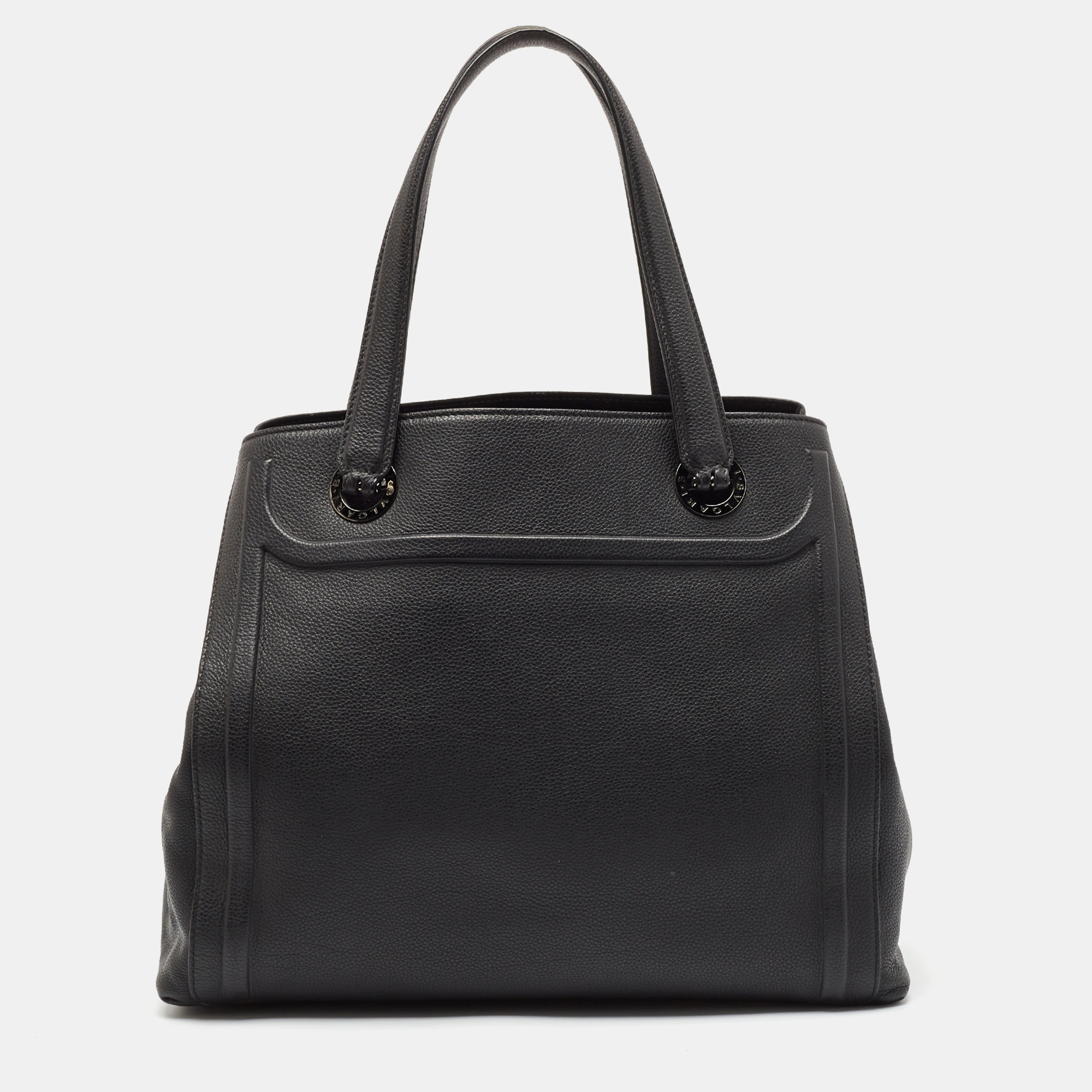 

Bvlgari Black Leather Tote