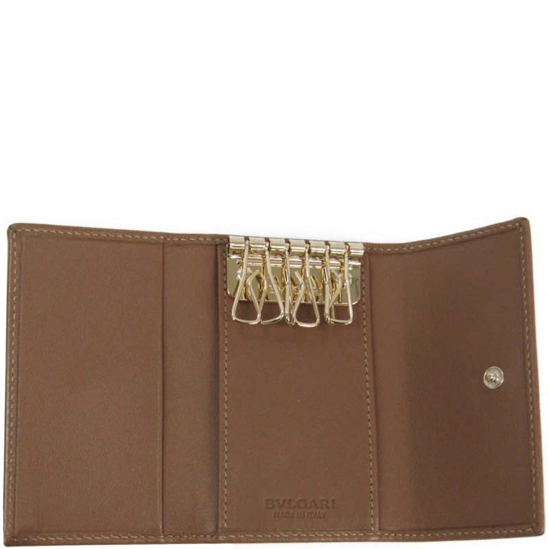 

Bvlgari Brown Leather Bvlgari Bvlgari 6 Key Holder, Gold