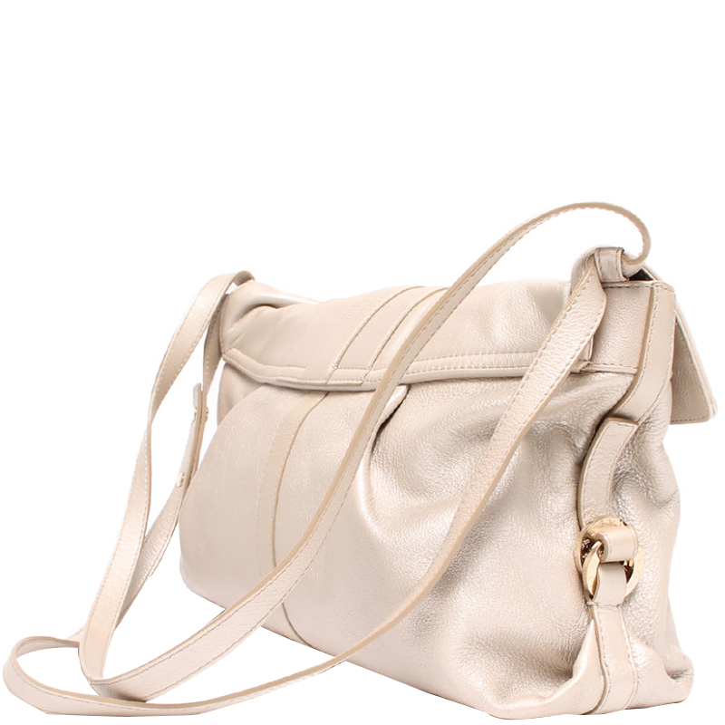 

Bvlgari Beige Leather Shoulder Bag