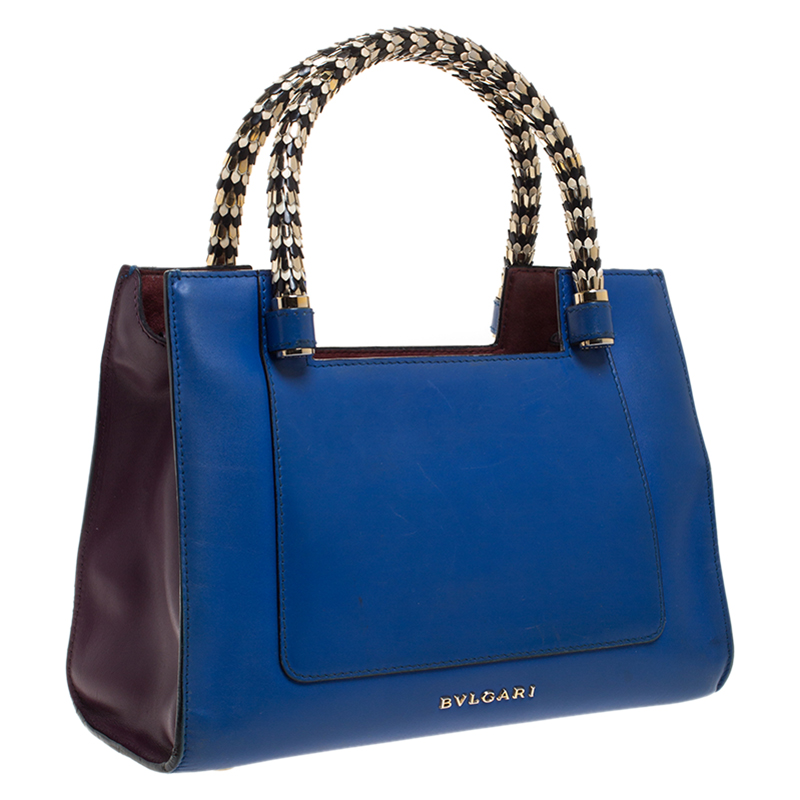 bvlgari blue purse