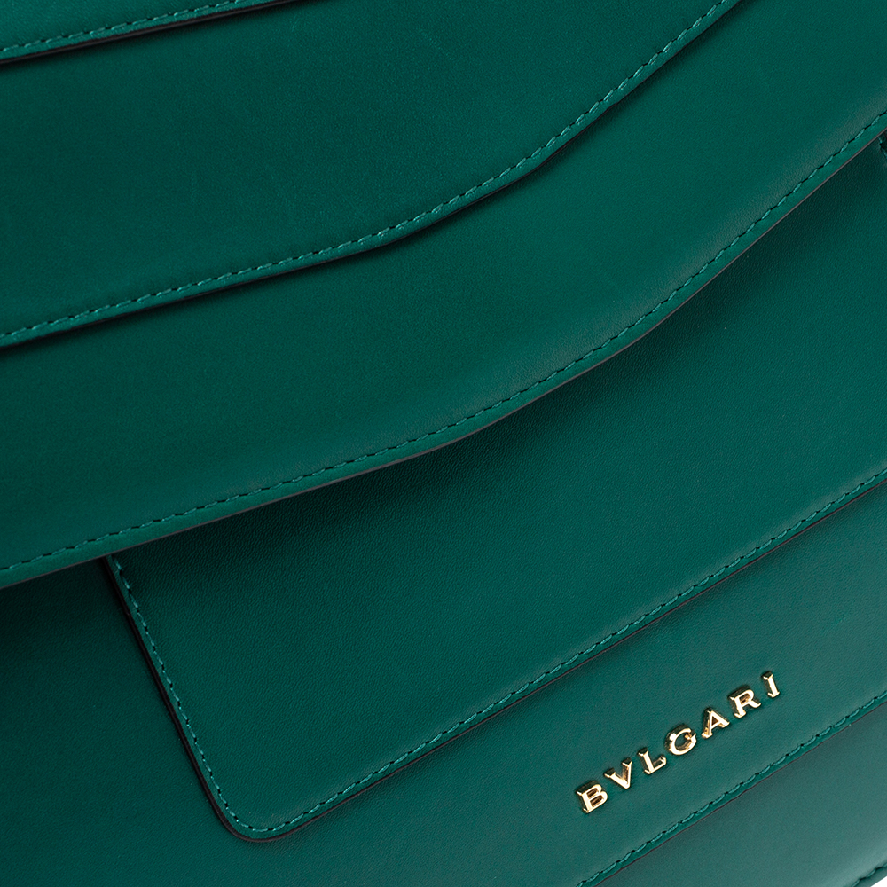 Bvlgari Green Serpenti Forever Small Shoulder Bag – The Closet