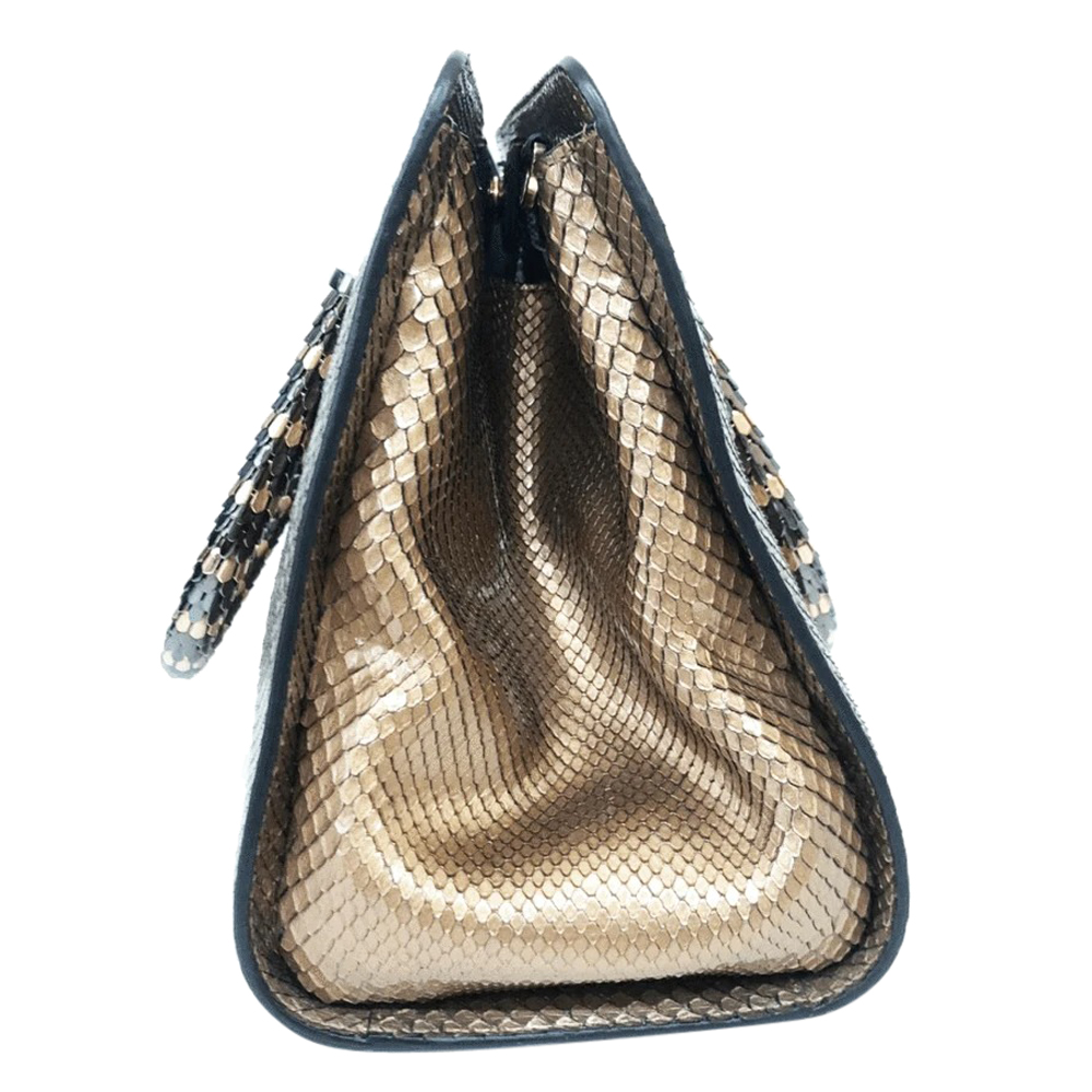 

Bvlgari Bronze Python Serpenti Scaglie Tote Bag, Brown