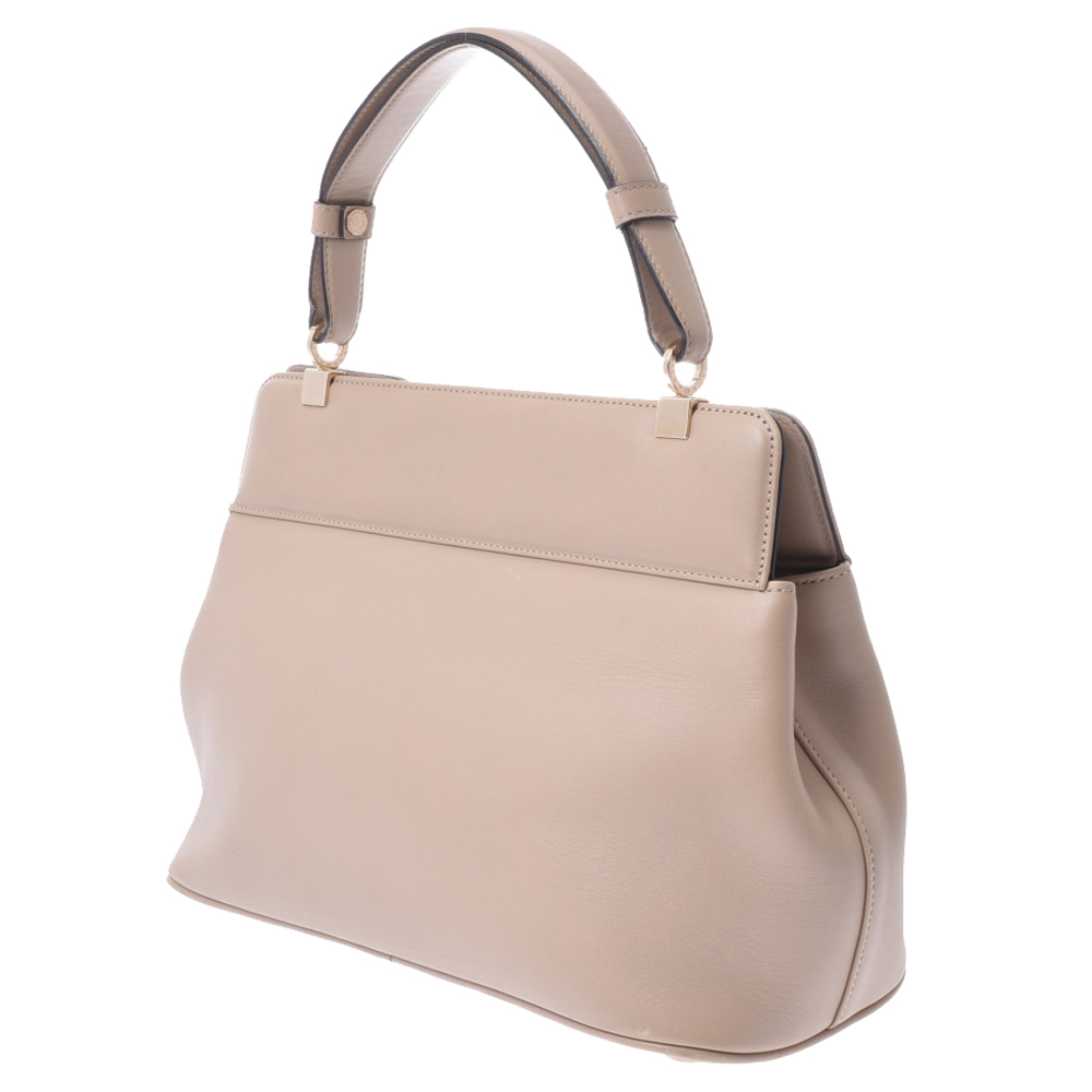 

Bvlgari Beige Leather Isabella Rossellini Bag