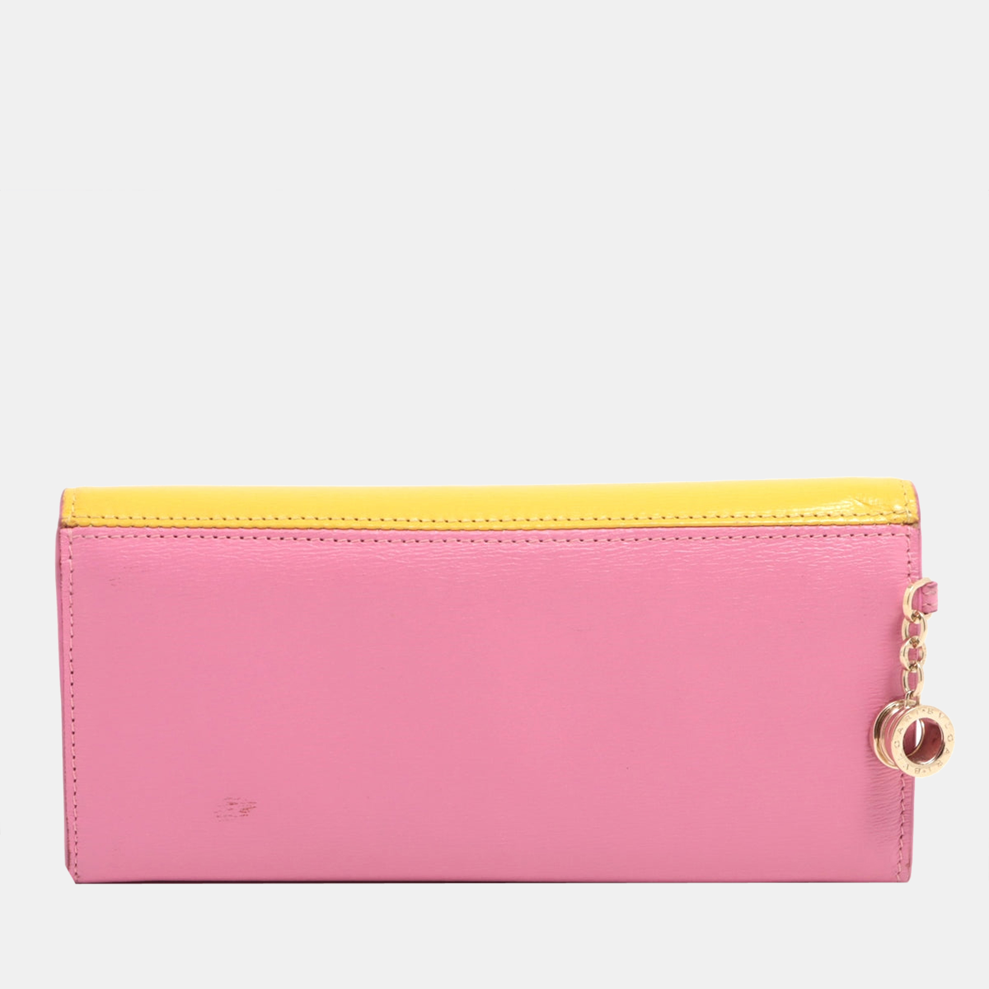 

Bvlgari B.Zero 1 Leather Wallet Pink x yellow 289780