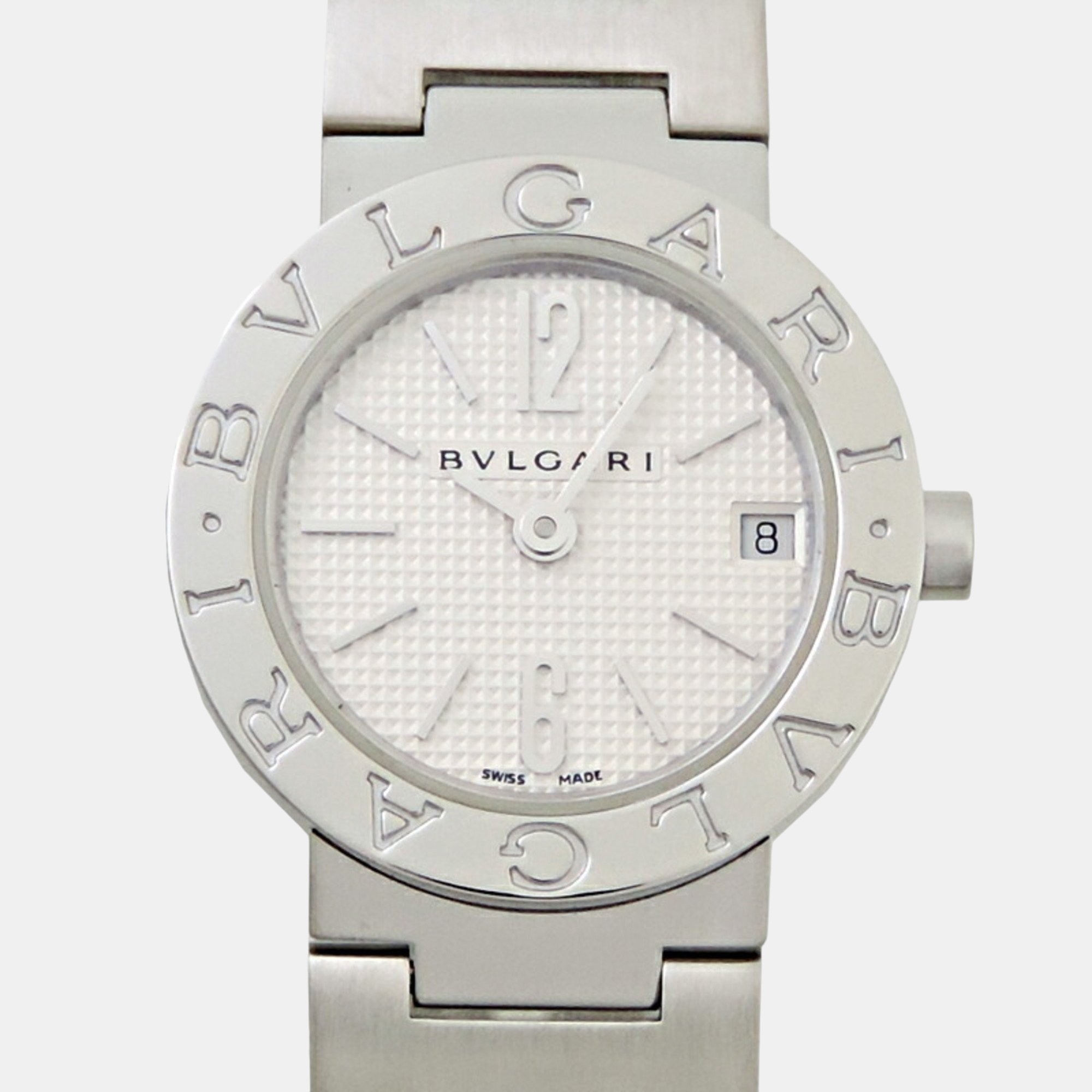 

Bvlgari Silver Stainless Steel Bvlgari Bvlgari BB23SS Quartz Women's Wristwatch 23 mm