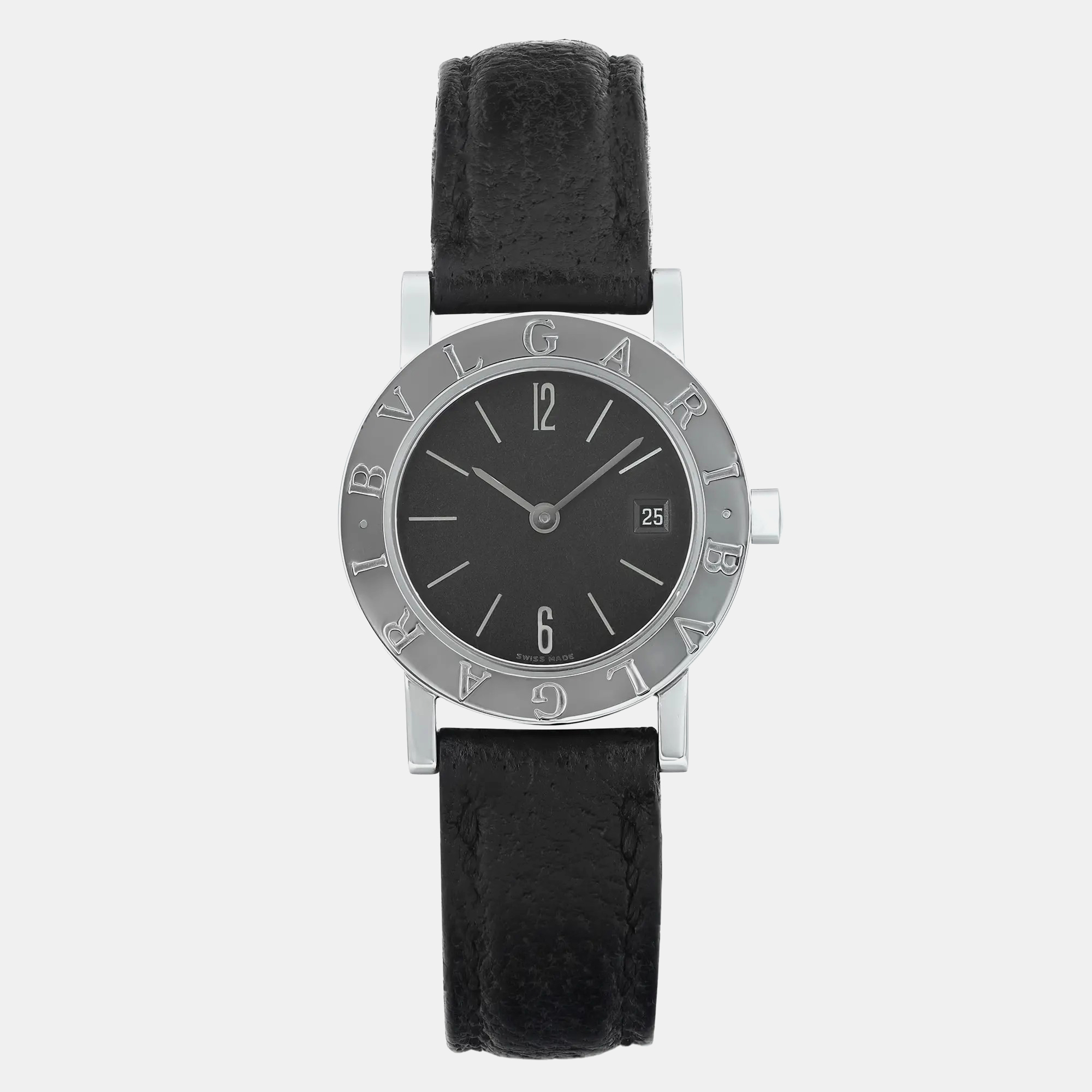 

Bvlgari Black Stainless Steel Bvlgari Bvlgari BB 26 SLD Quartz Women's Wristwatch