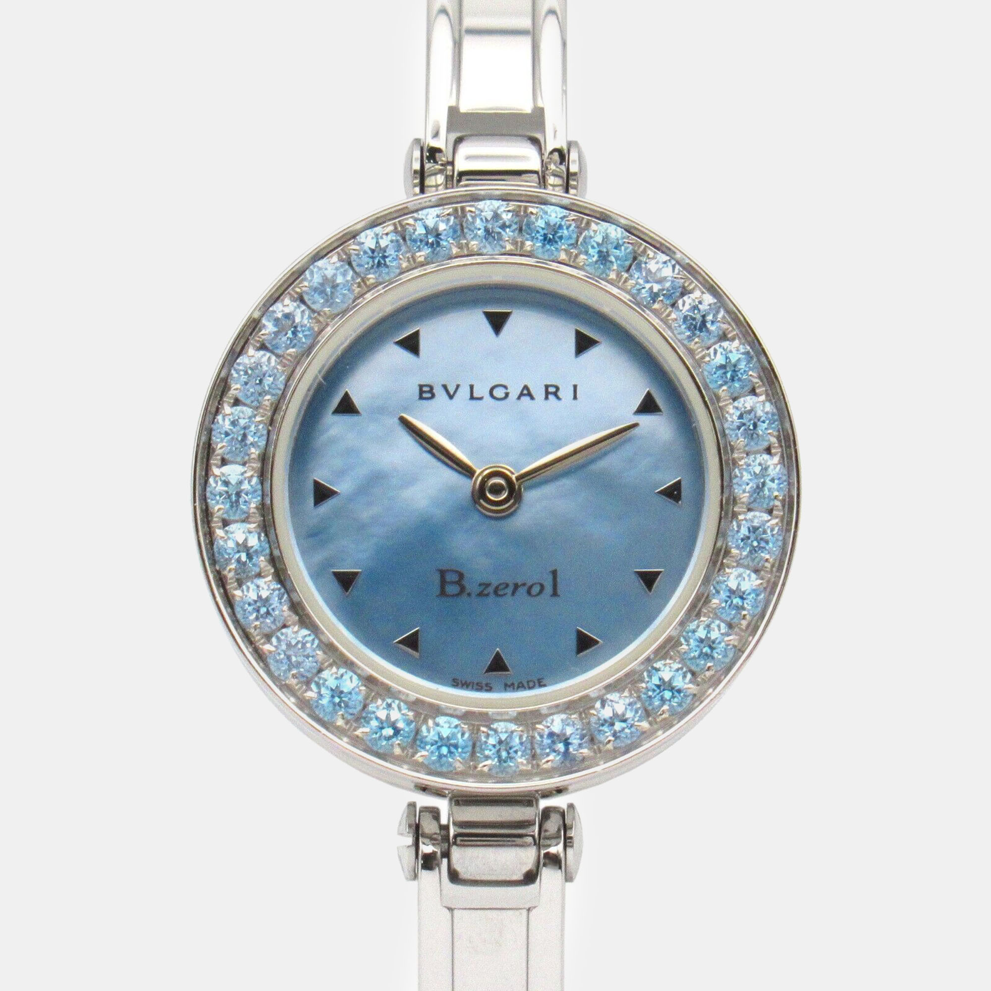 

Bvlgari Blue Stainless Steel B.Zero1 BZ22S Quartz Women's Wristwatch
