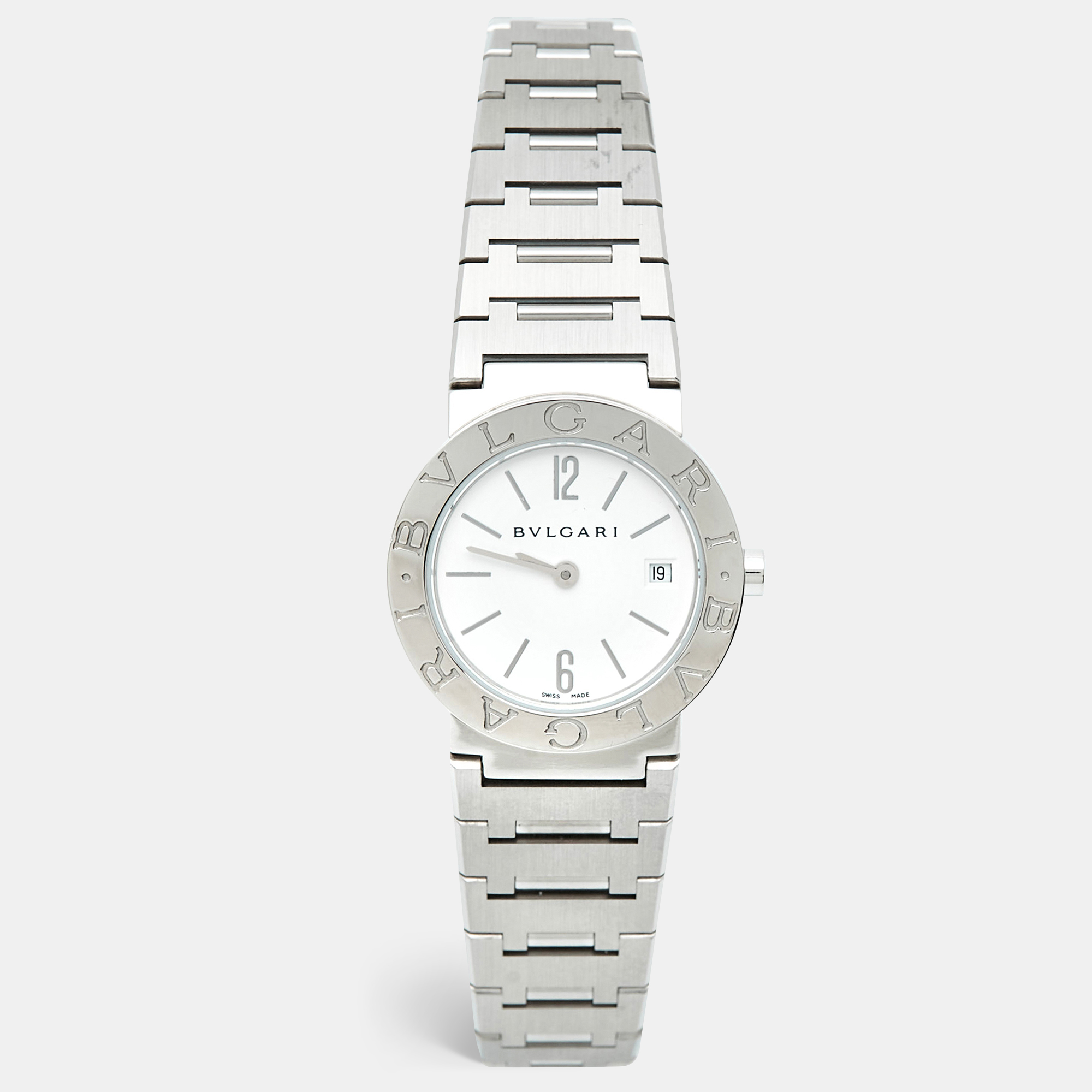 

Bvlgari White Dial Stainless Steel Bvlgari Bvlgari, Silver