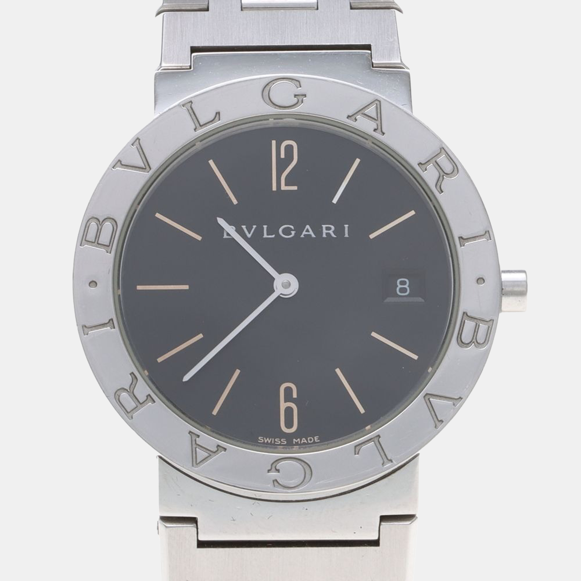 

Bvlgari BB BB33SS Quartz Stainless Steel Women's Wristwatch 33 mm, Black