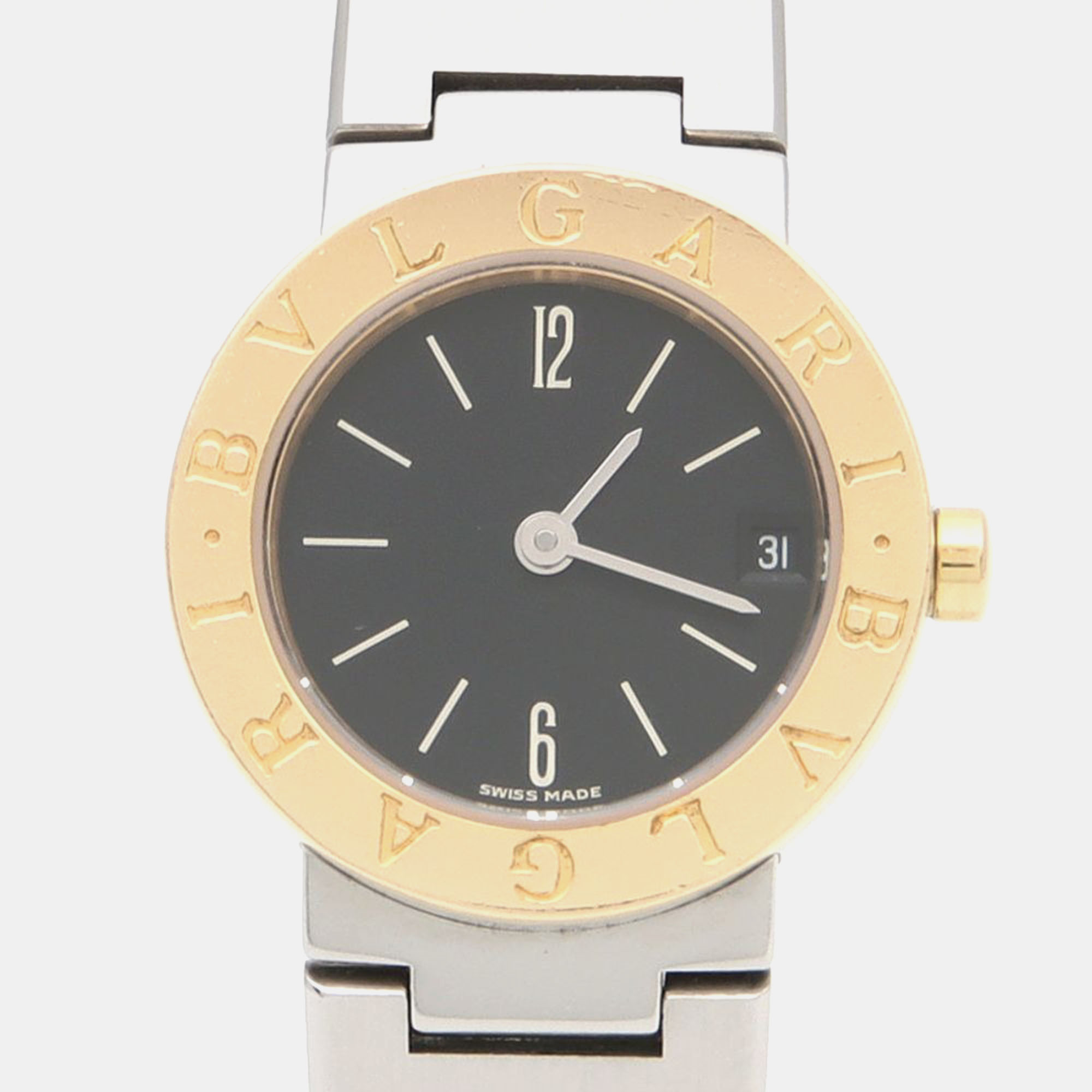 

Bvlgari BB23SGD Quartz Black Stainless Steel Women's Wristwatch 23 mm