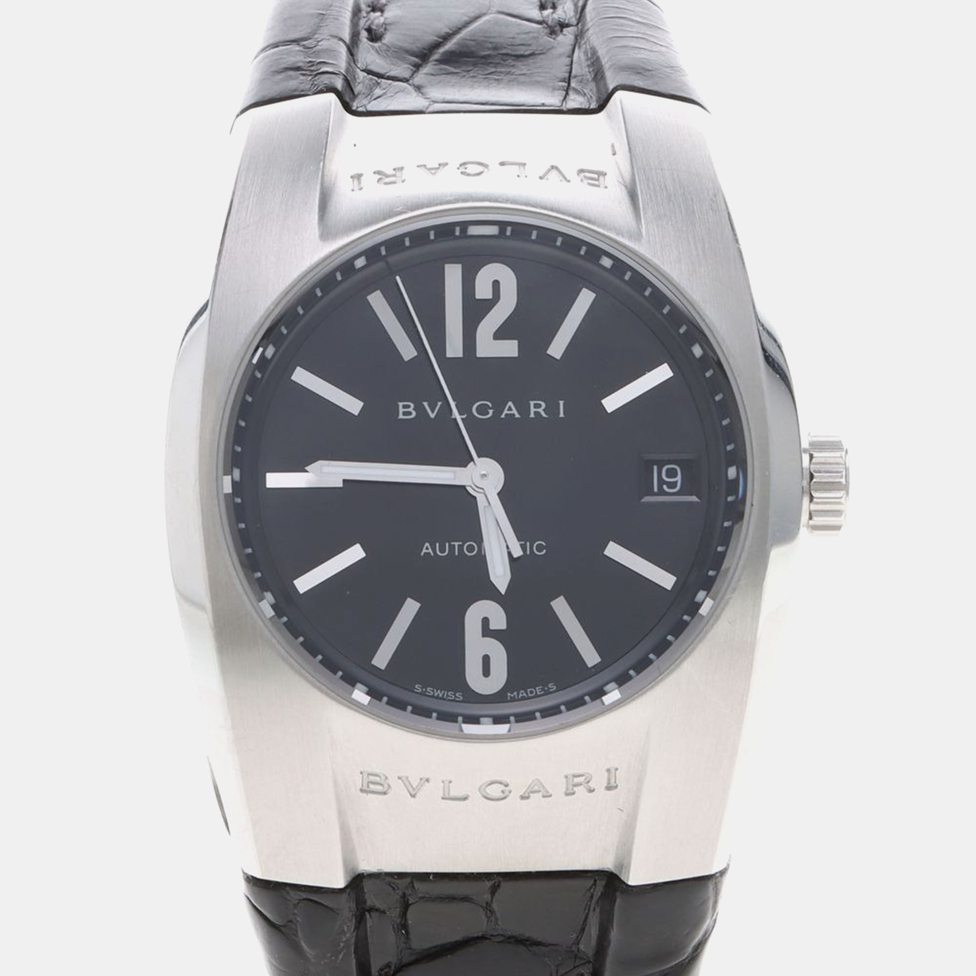 

Bvlgari Ergon EG35S Automatic Black Stainless Steel Women's Wristwatch 35 mm