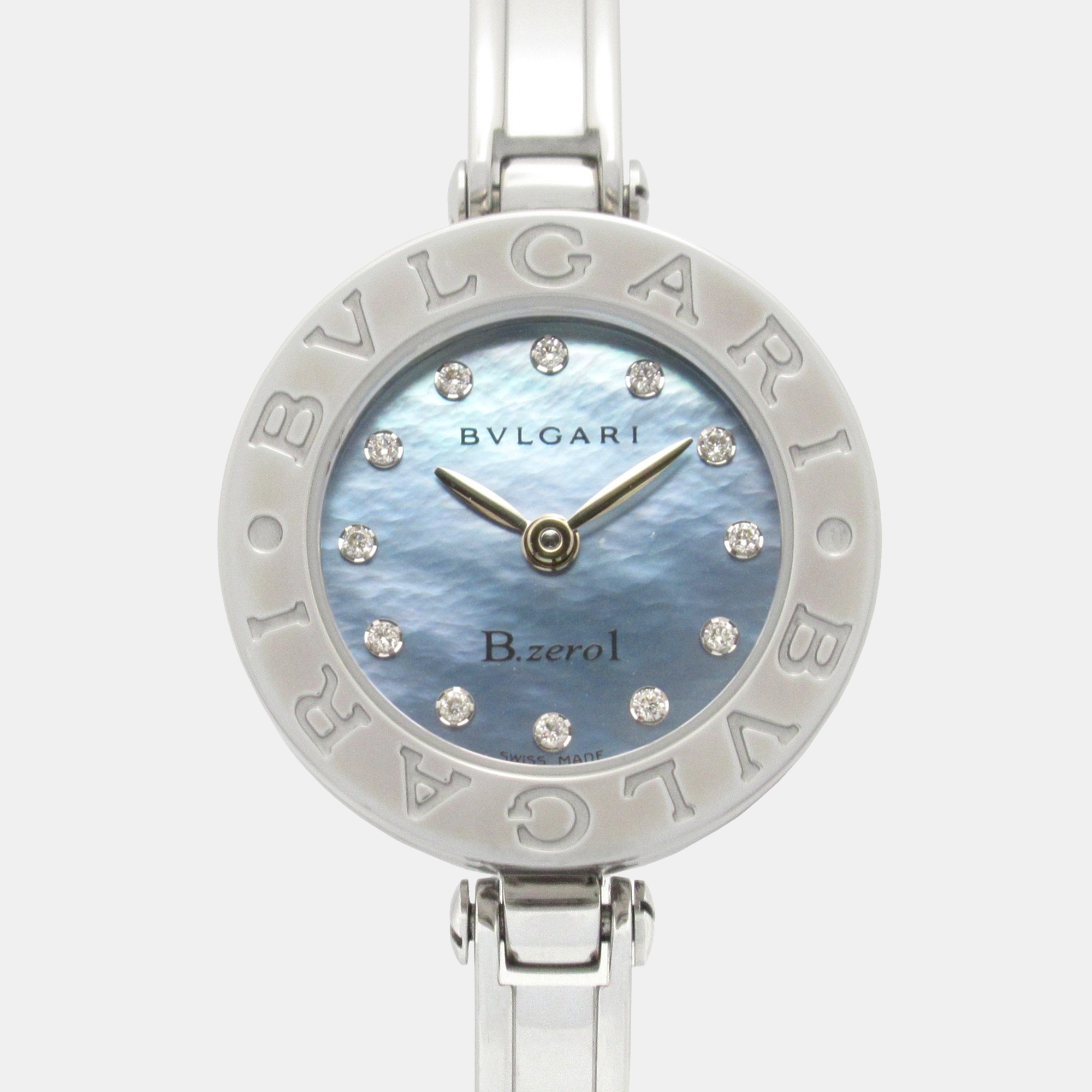 

Bvlgari B.Zero1 BZ22S Quartz Blue Stainless Steel Women's Wristwatch 22 mm
