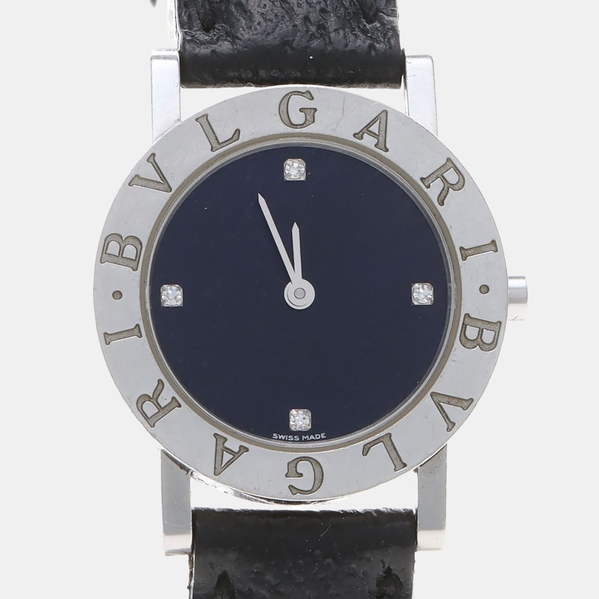 

Bvlgari Bvlgari BB26SLD Quartz Stainless Steel Women's Wristwatch 26 mm, Black