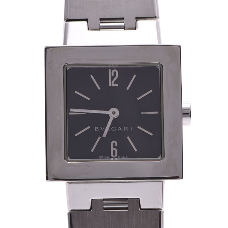 

Bvlgari Black Stainless Steel SQ22SS Women's Wristwatch