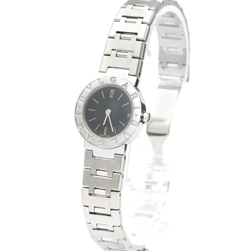 

Bvlgari Black Stainless Steel Quartz Bb23Ss Women's Wristwatch